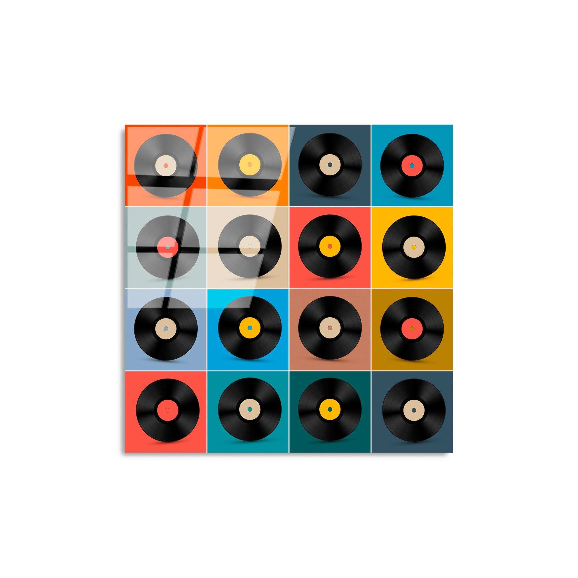 Quadro Decorativo em Vidro Temperado Multicolor 50 x 50 cm UV-822 (4 mm)