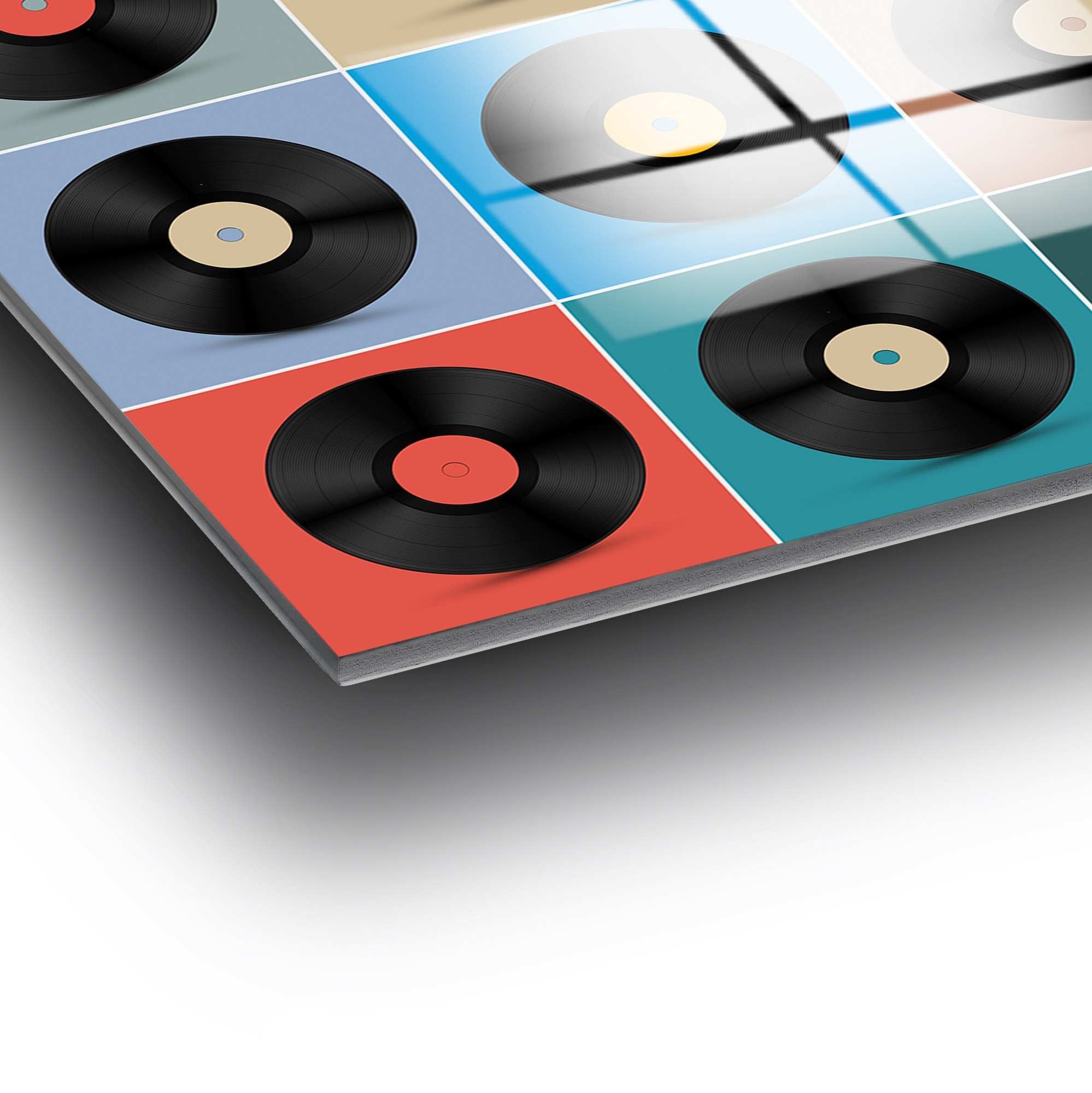 Quadro Decorativo em Vidro Temperado Multicolor 50 x 50 cm UV-822 (4 mm)