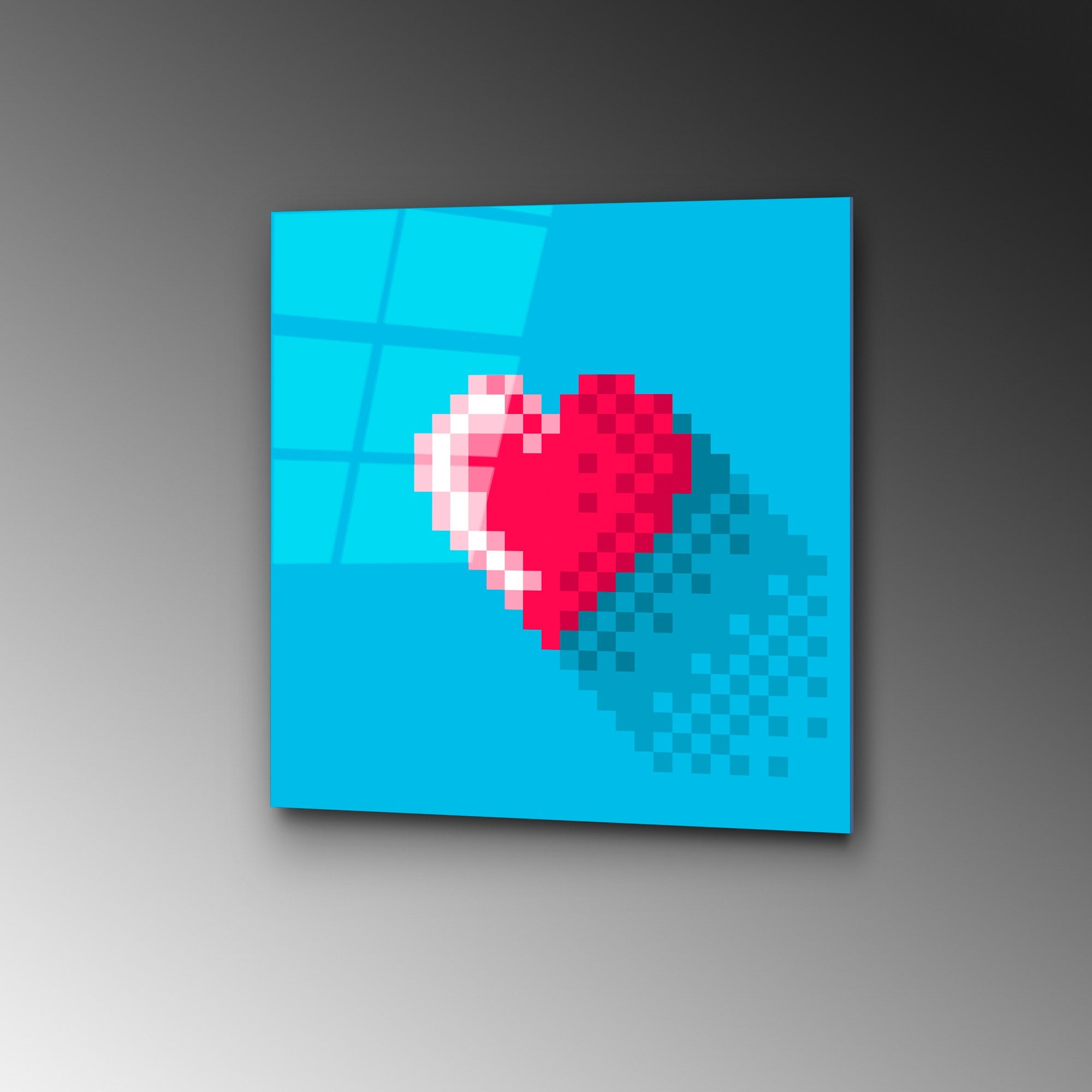 Quadro Decorativo em Vidro Temperado (4 mm) 50 x 50 cm - Multicolorido | UV-823