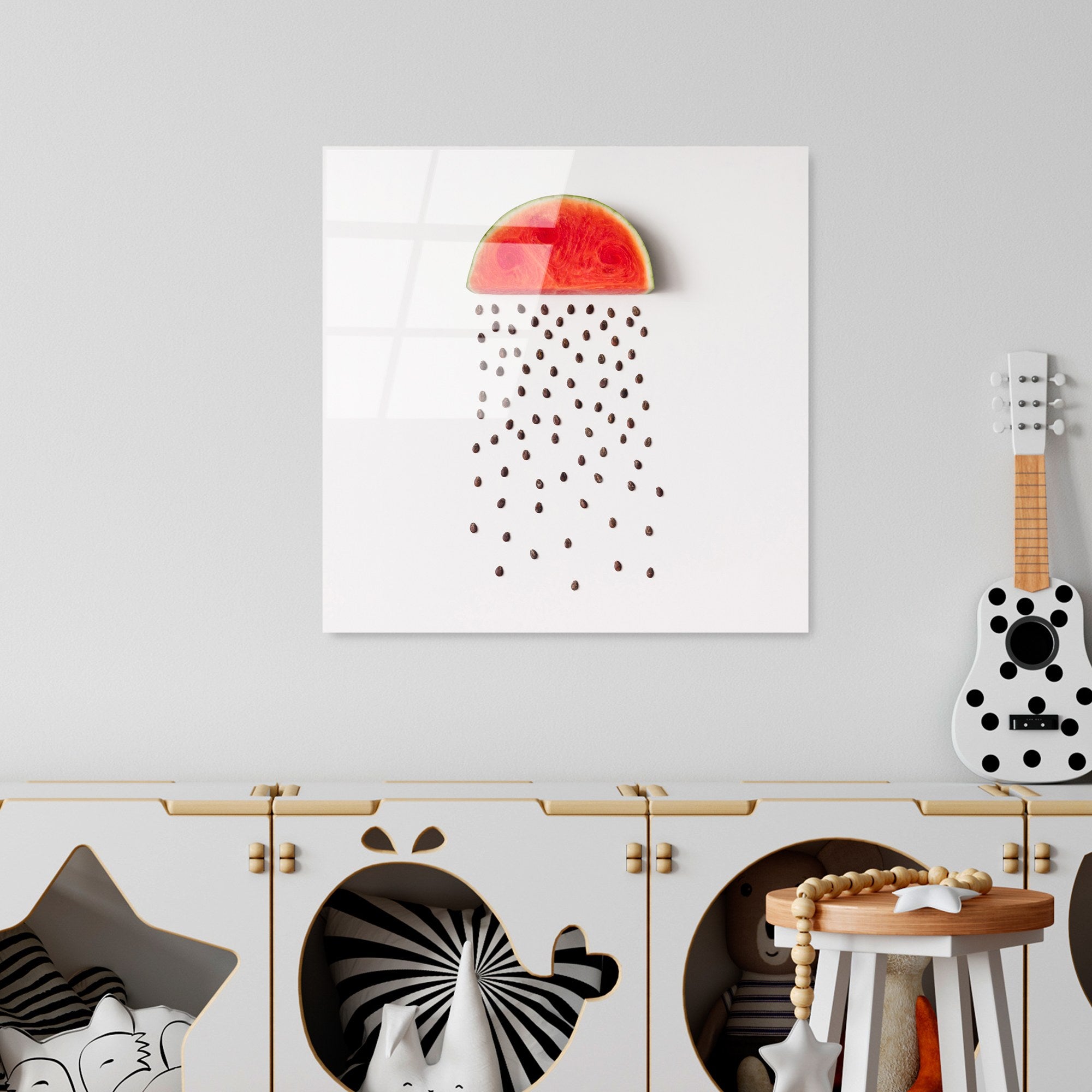 Quadro Decorativo em Vidro Temperado UV-824 (50 x 50 cm) Multicolor – 4 mm