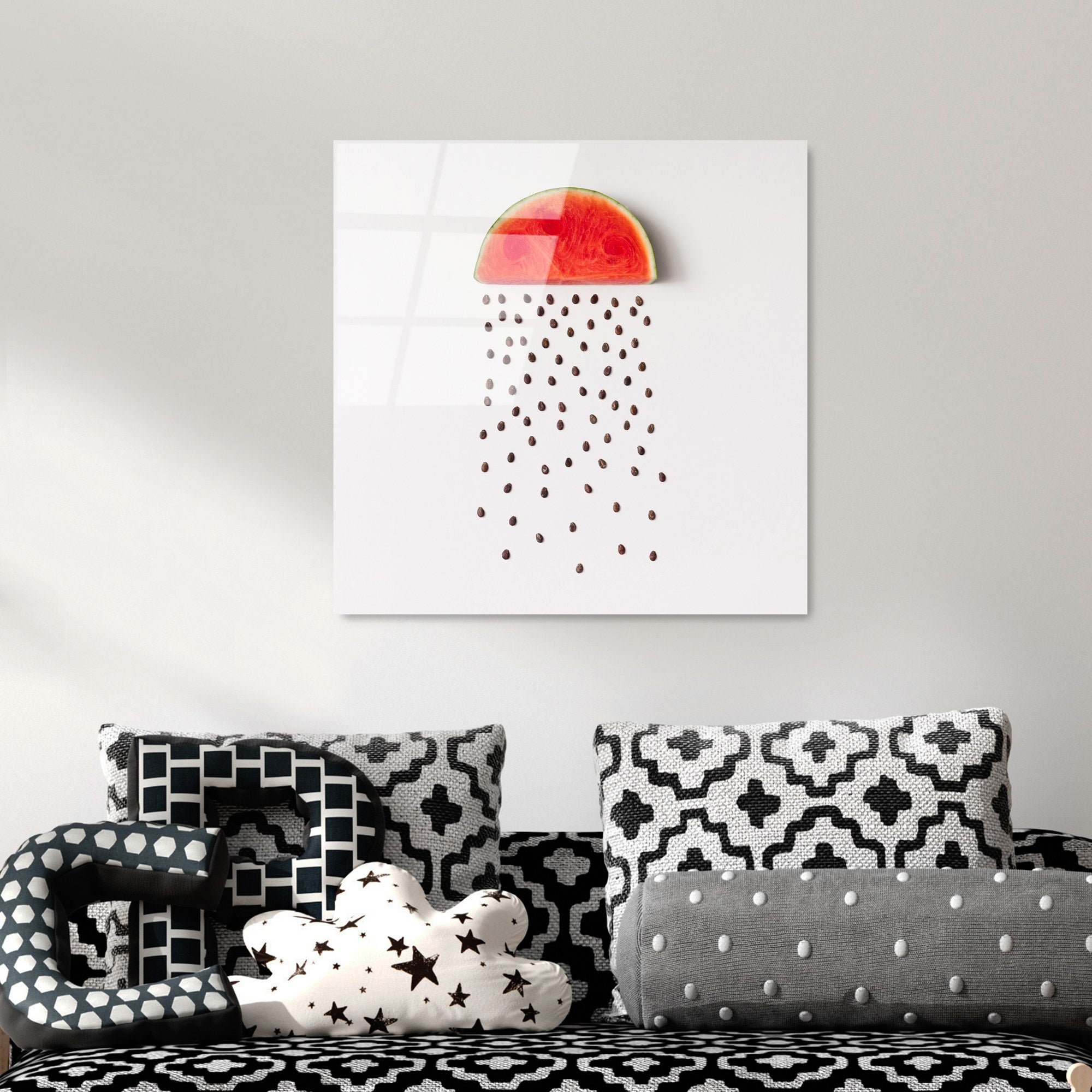 Quadro Decorativo em Vidro Temperado UV-824 (50 x 50 cm) Multicolor – 4 mm