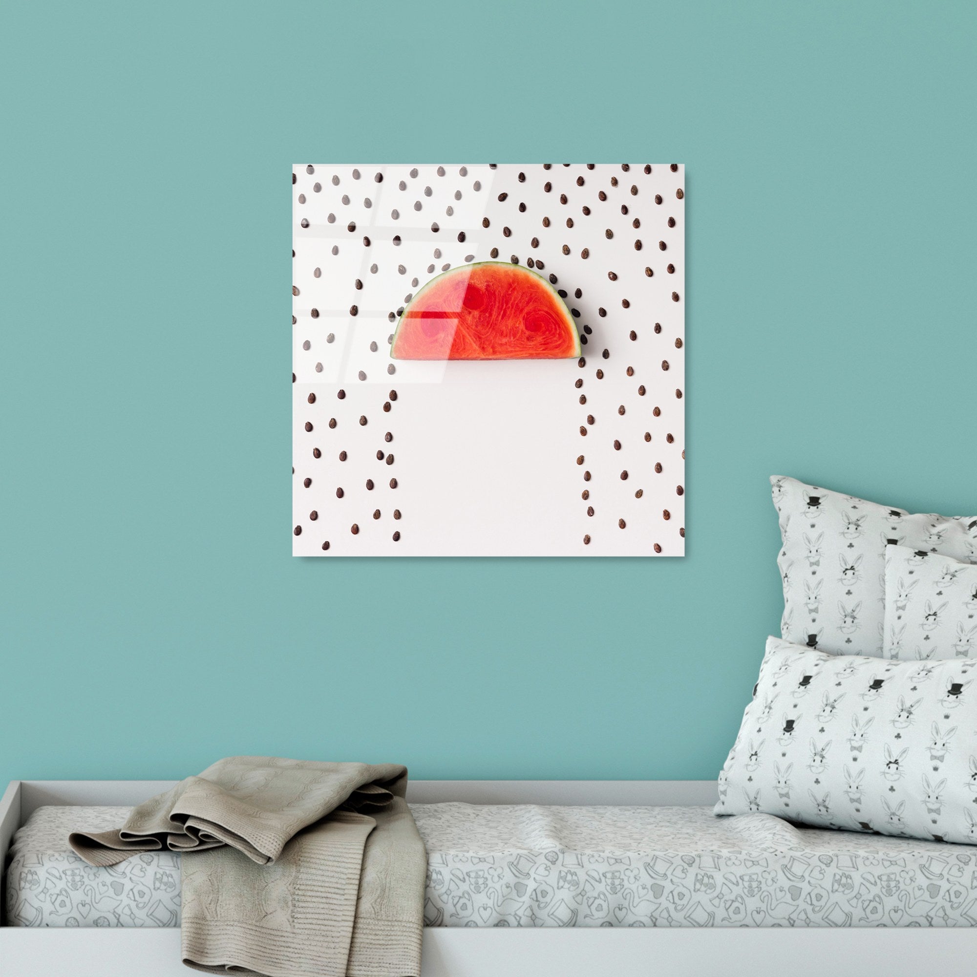 Quadro Decorativo em Vidro Temperado UV-825, Multicolor, 50x50 cm, 4 mm