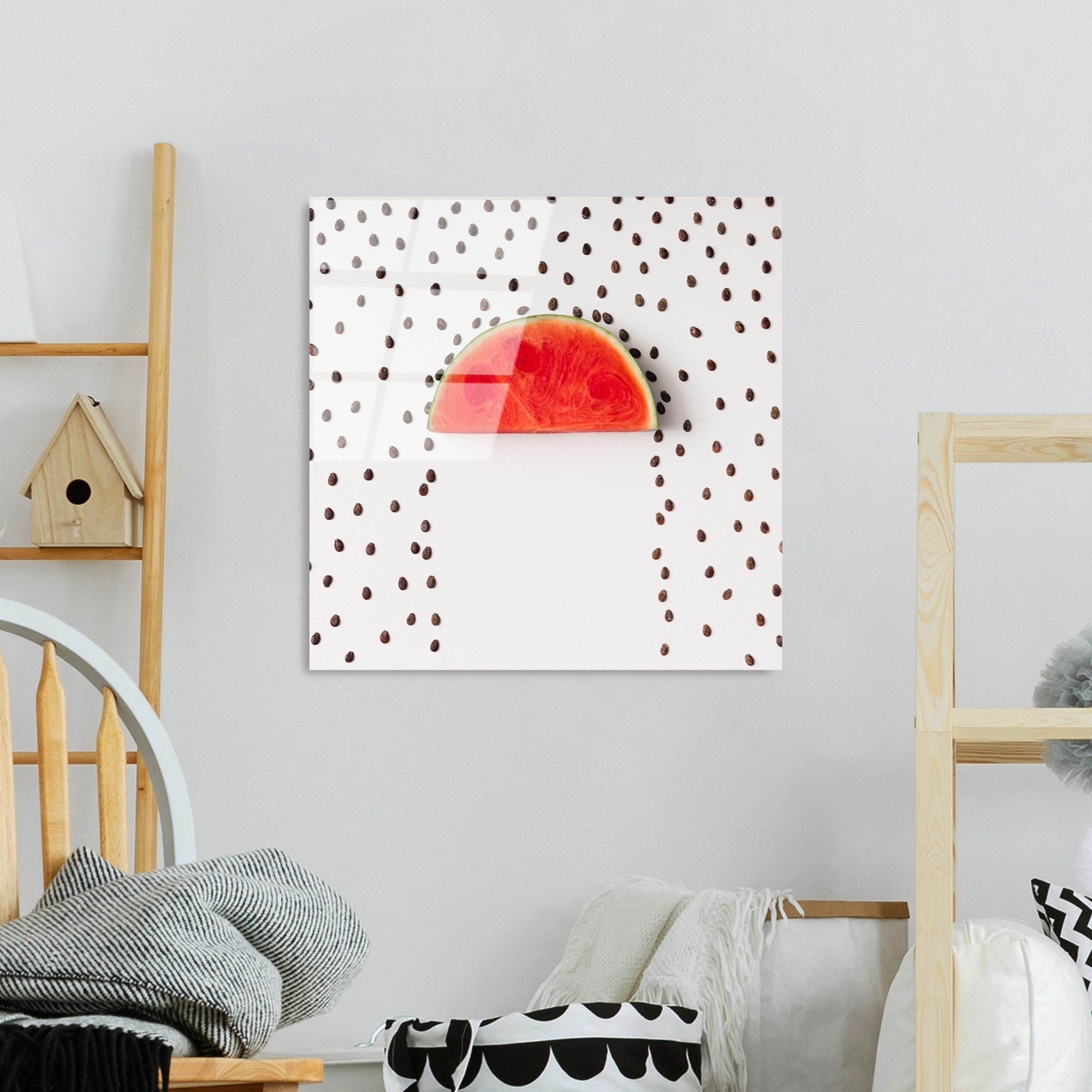 Quadro Decorativo em Vidro Temperado UV-825, Multicolor, 50x50 cm, 4 mm