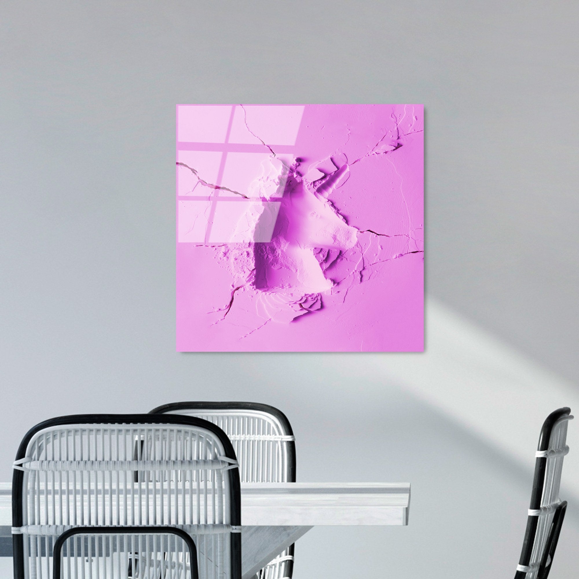 Quadro Decorativo em Vidro Temperado UV-827, 50 x 50 cm, Multicolor (4 mm)