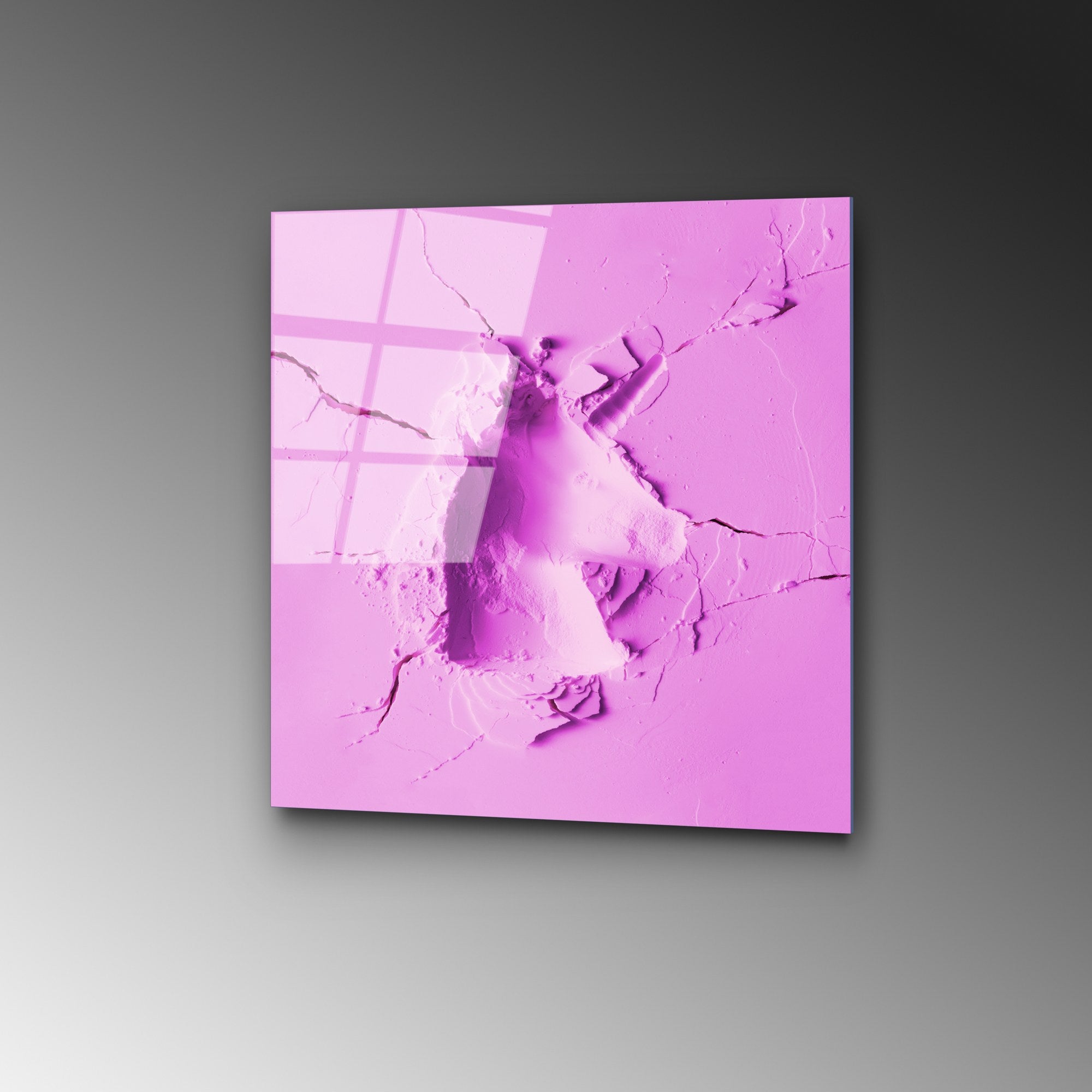 Quadro Decorativo em Vidro Temperado UV-827, 50 x 50 cm, Multicolor (4 mm)