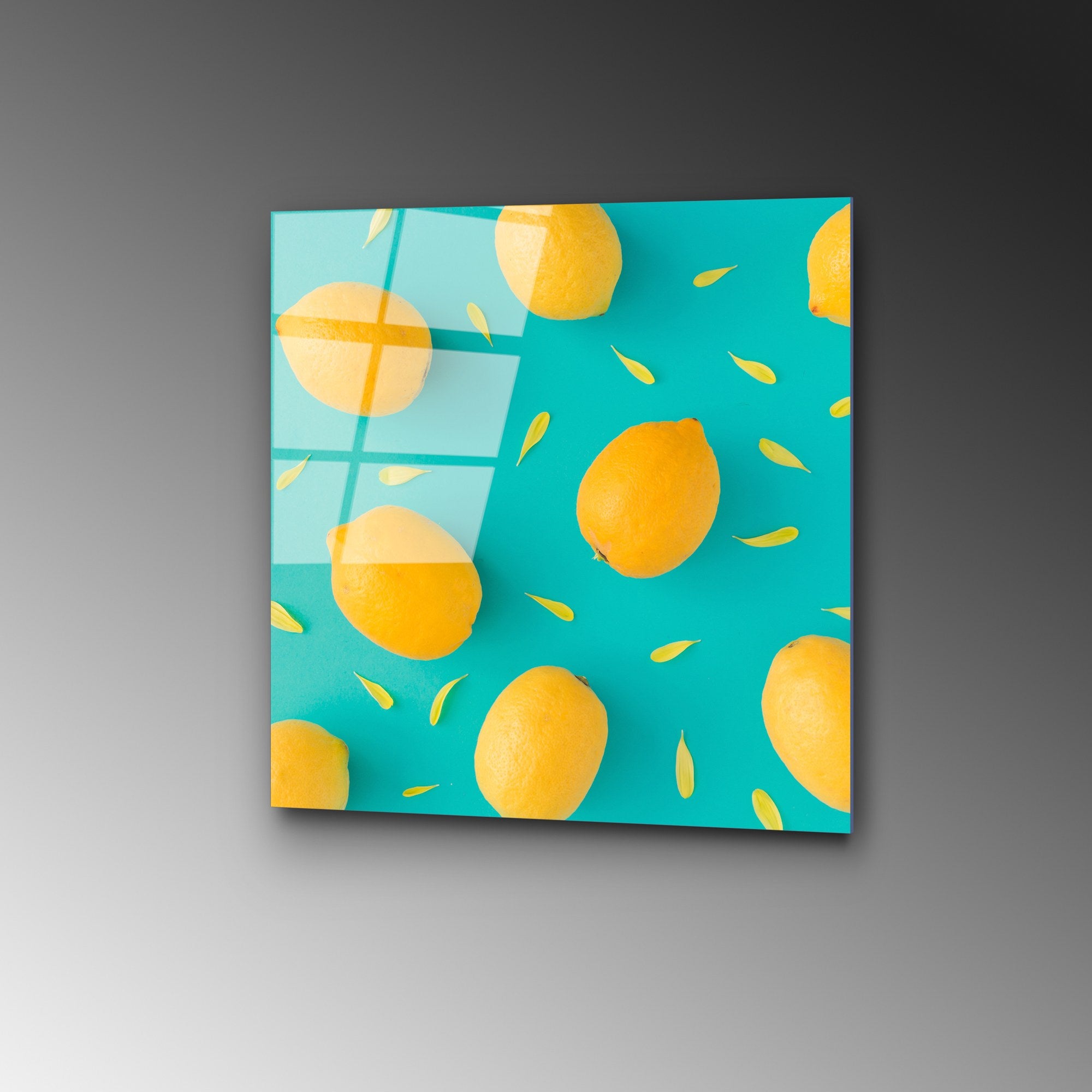 Quadro Decorativo em Vidro Temperado 100% UV-829, Multicolor, 50 x 50 cm (4 mm)