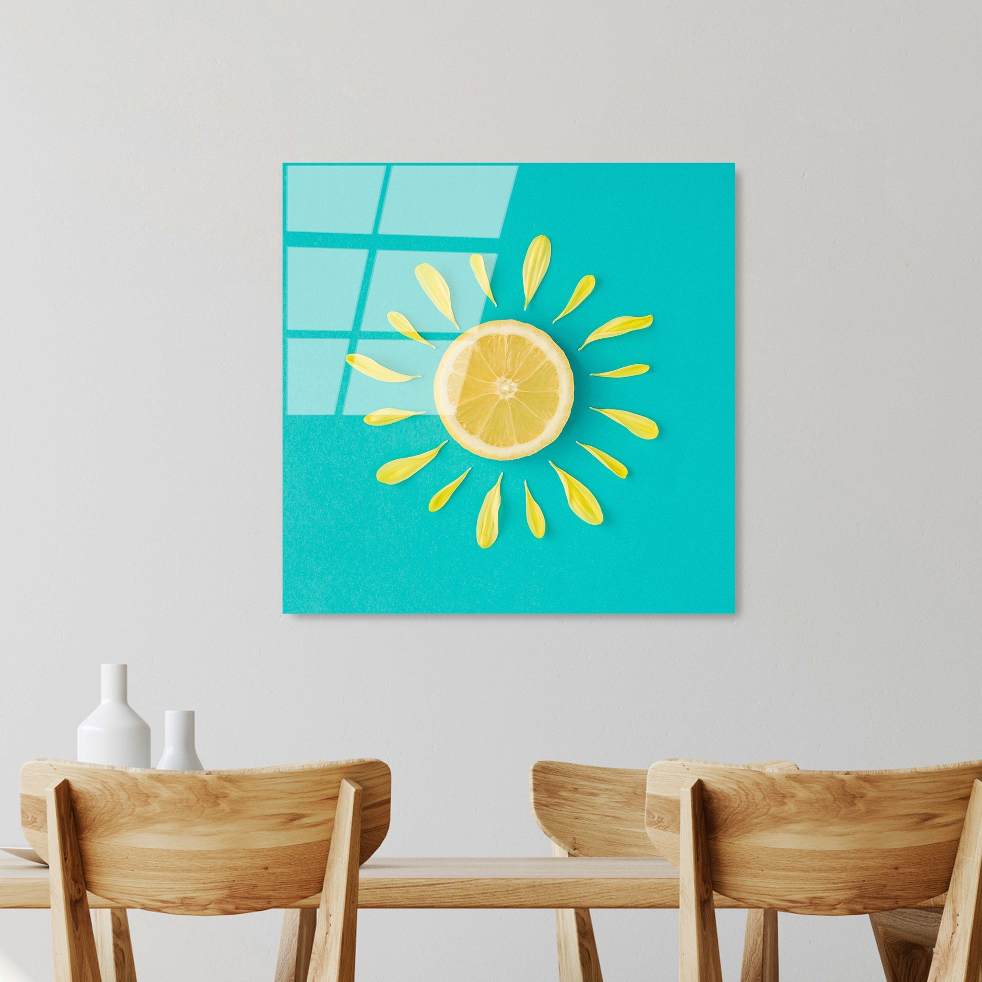 Quadro Decorativo em Vidro Temperado UV-830, 50 x 50 cm, Multicolor, 4 mm