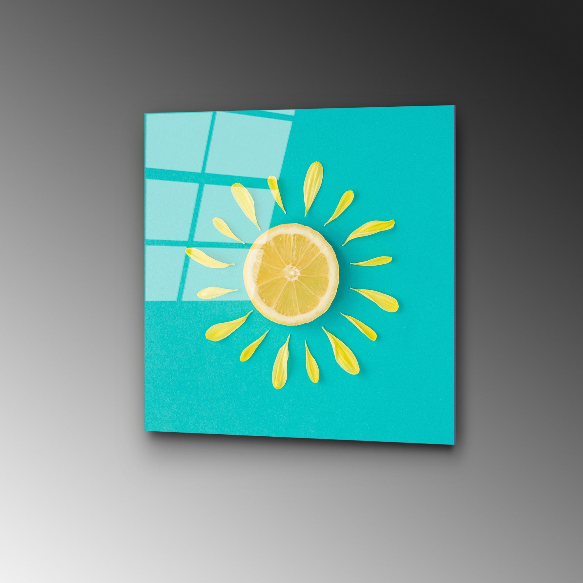 Quadro Decorativo em Vidro Temperado UV-830, 50 x 50 cm, Multicolor, 4 mm