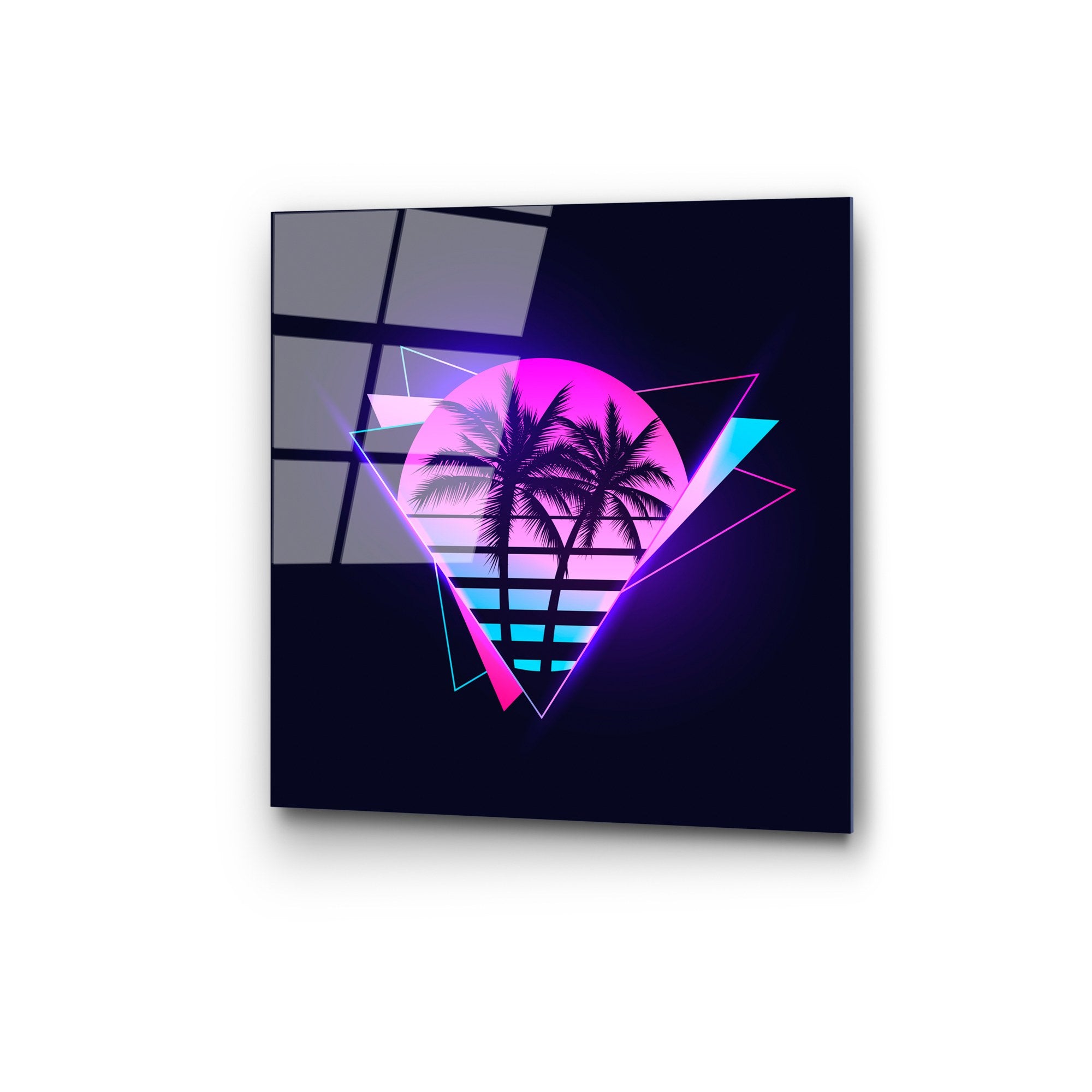 Quadro Decorativo em Vidro Temperado UV-832, Multicolor, 50 x 50 cm (4 mm)