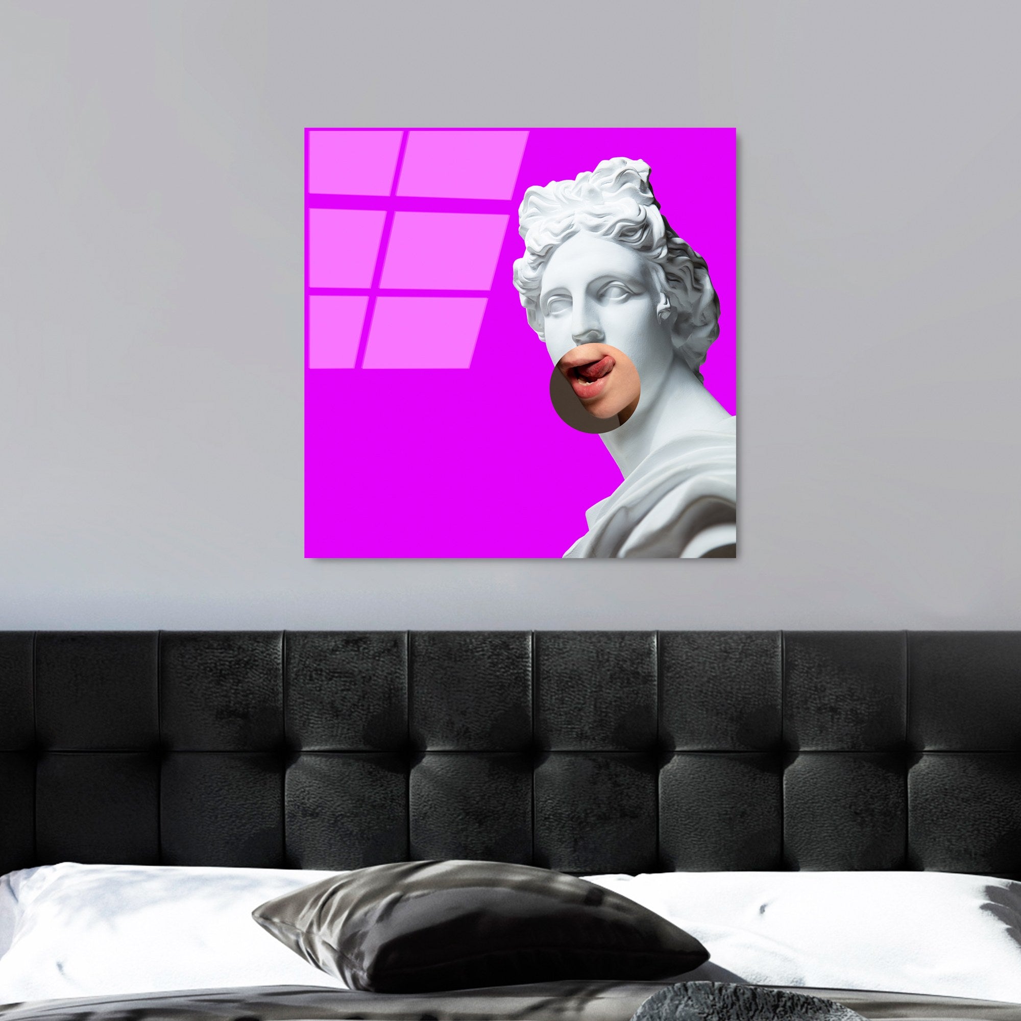 Quadro Decorativo em Vidro Temperado 100% UV-833, Multicolor, 50 x 50 cm (4 mm)