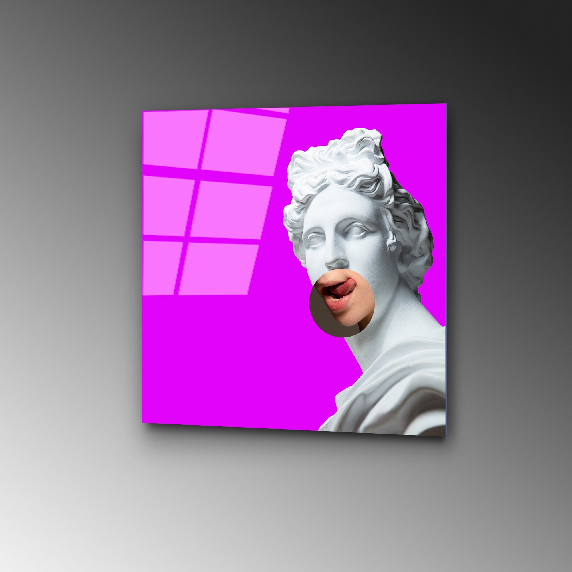 Quadro Decorativo em Vidro Temperado 100% UV-833, Multicolor, 50 x 50 cm (4 mm)