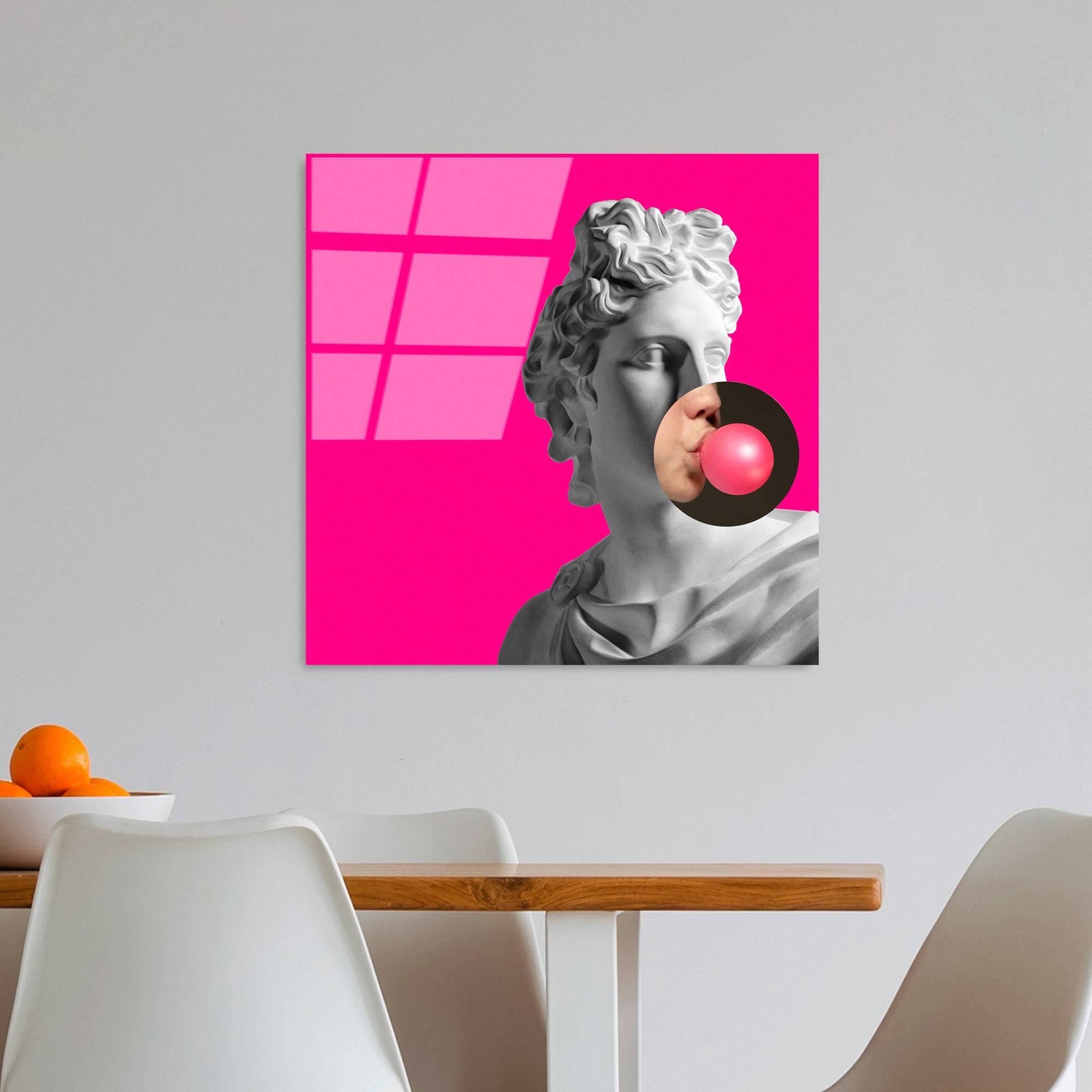 Quadro Decorativo em Vidro Temperado UV-834, 50x50 cm, Multicolor, 4 mm