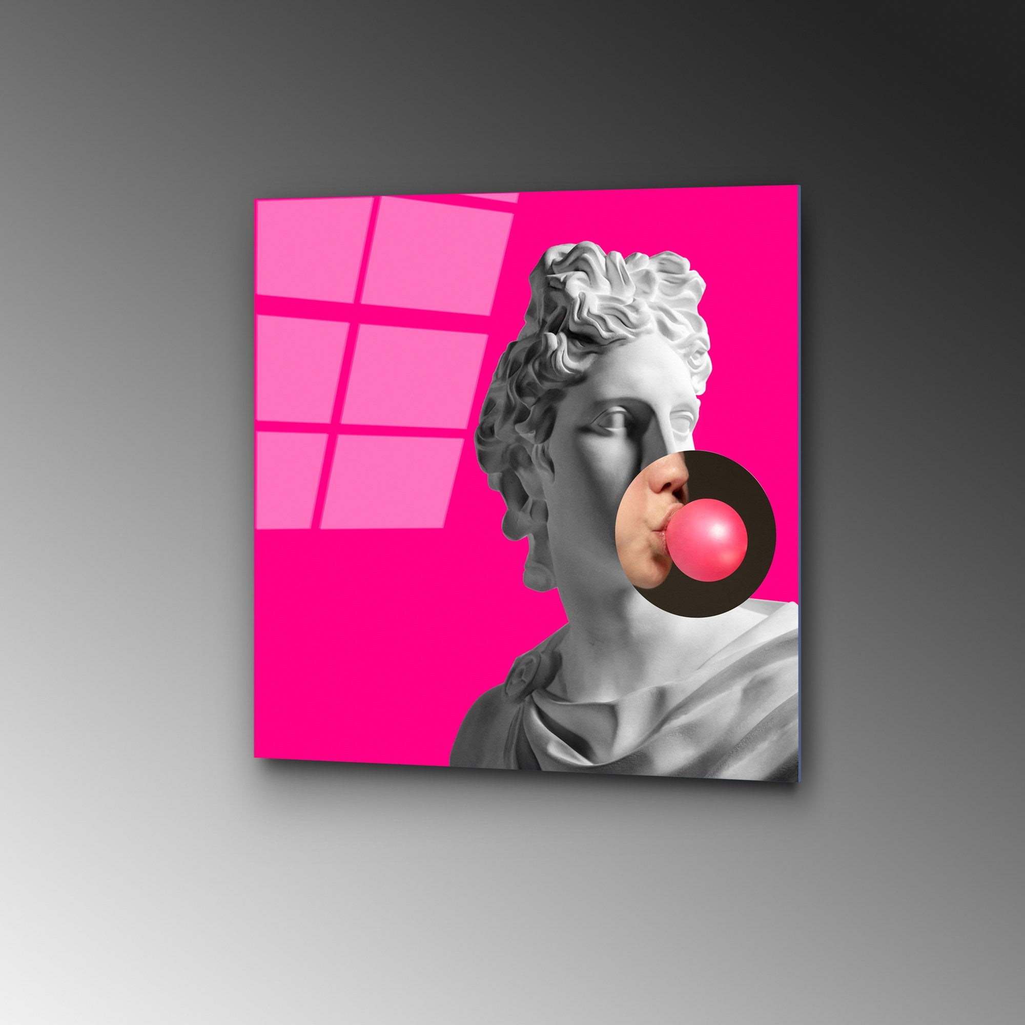 Quadro Decorativo em Vidro Temperado UV-834, 50x50 cm, Multicolor, 4 mm