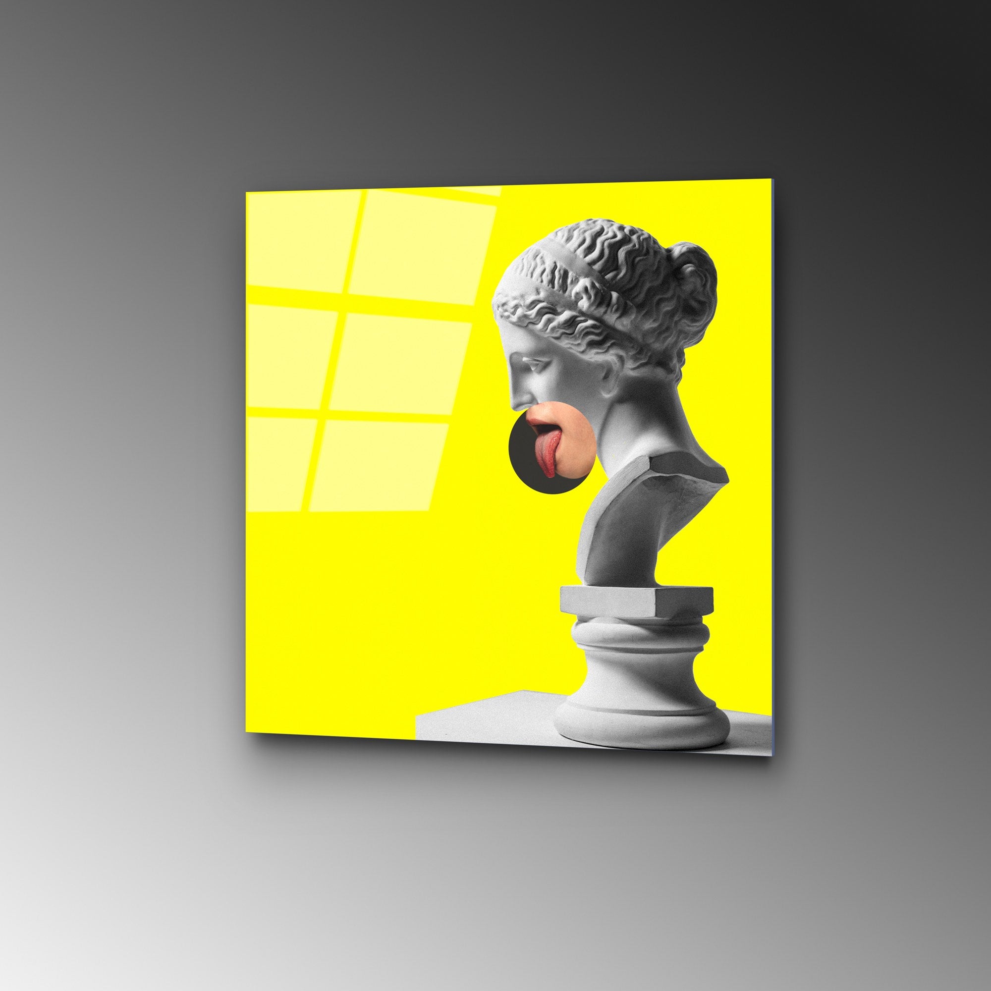 Quadro Decorativo em Vidro Temperado UV-835 - Multicolor - 50 x 50 cm (4 mm) | Ref. 123BZM2328