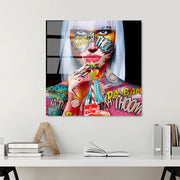 Quadro Decorativo em Vidro Temperado Multicolorido UV-837 – 50 x 50 cm (4 mm)