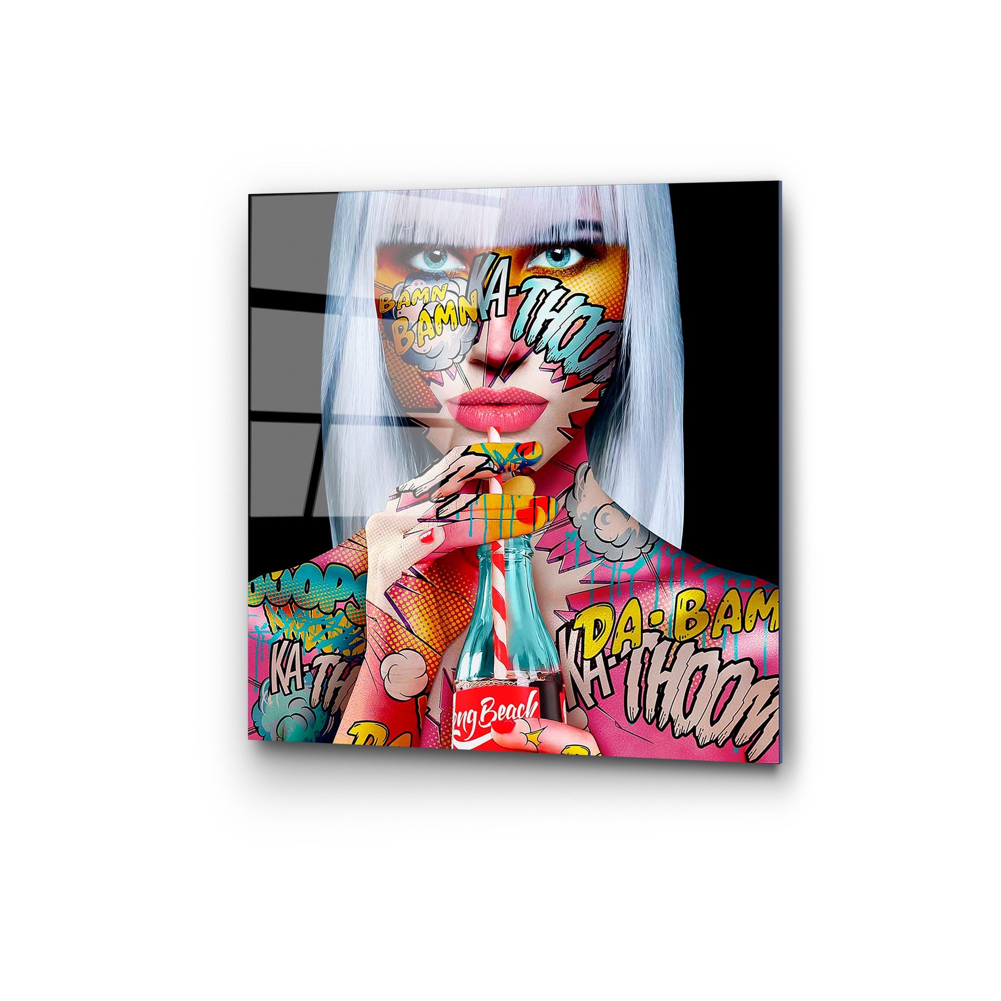 Quadro Decorativo em Vidro Temperado Multicolorido UV-837 – 50 x 50 cm (4 mm)