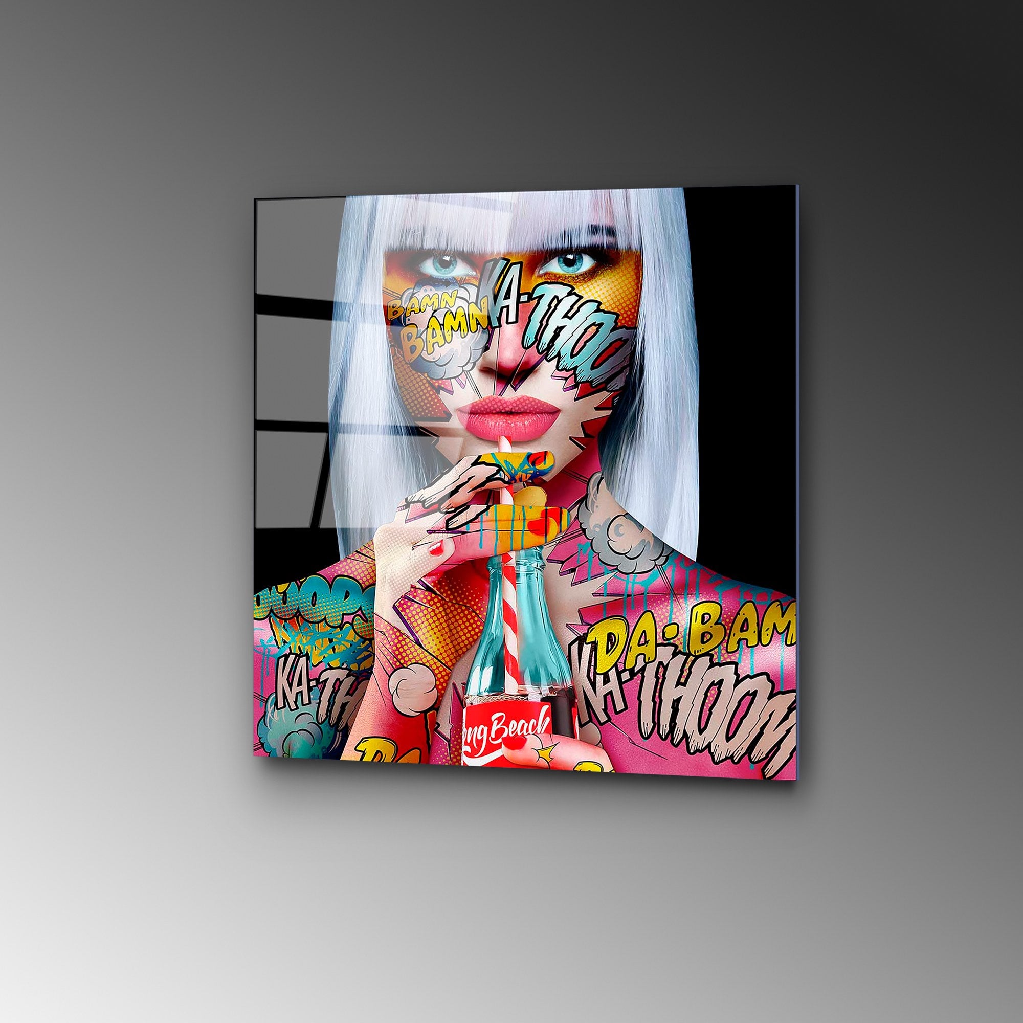 Quadro Decorativo em Vidro Temperado Multicolorido UV-837 – 50 x 50 cm (4 mm)