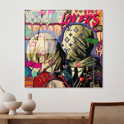 Quadro Decorativo em Vidro Temperado UV-838, Multicolor, 50 x 50 cm, 4 mm