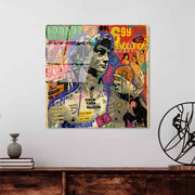 Quadro Decorativo em Vidro Temperado UV-839, Multicolor, 50 x 50 cm, 4 mm