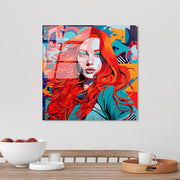 Quadro Decorativo em Vidro Temperado UV-840, Multicolor, 50 x 50 cm (4 mm)