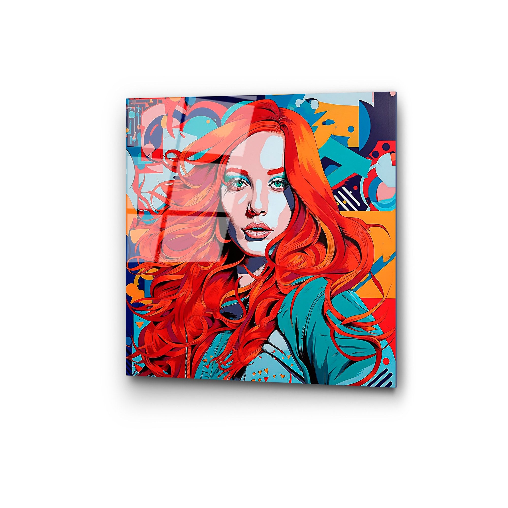 Quadro Decorativo em Vidro Temperado UV-840, Multicolor, 50 x 50 cm (4 mm)