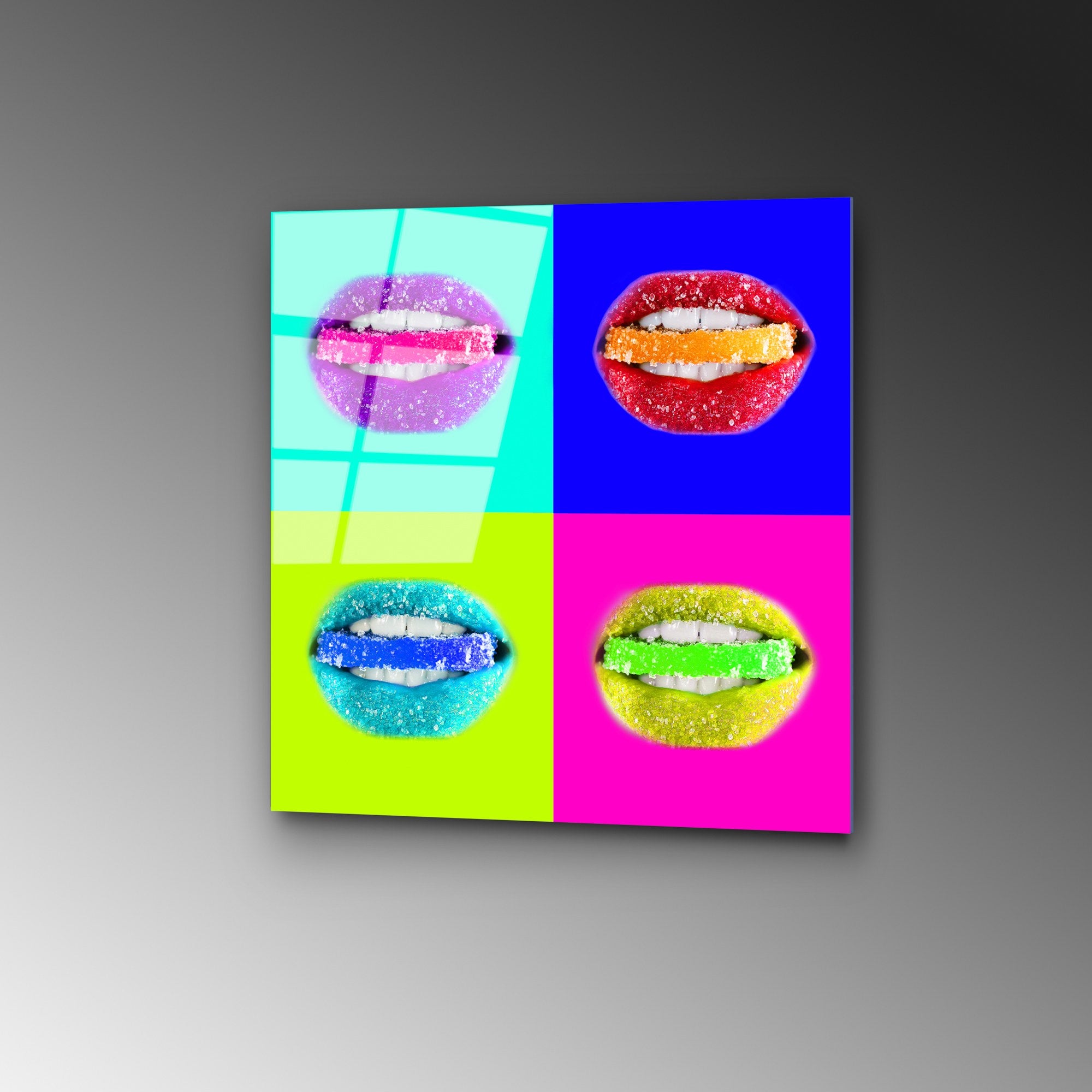 Quadro Decorativo em Vidro Temperado UV-841, Multicolor, 50 x 50 cm, 4 mm (Ref. 123BZM2334)