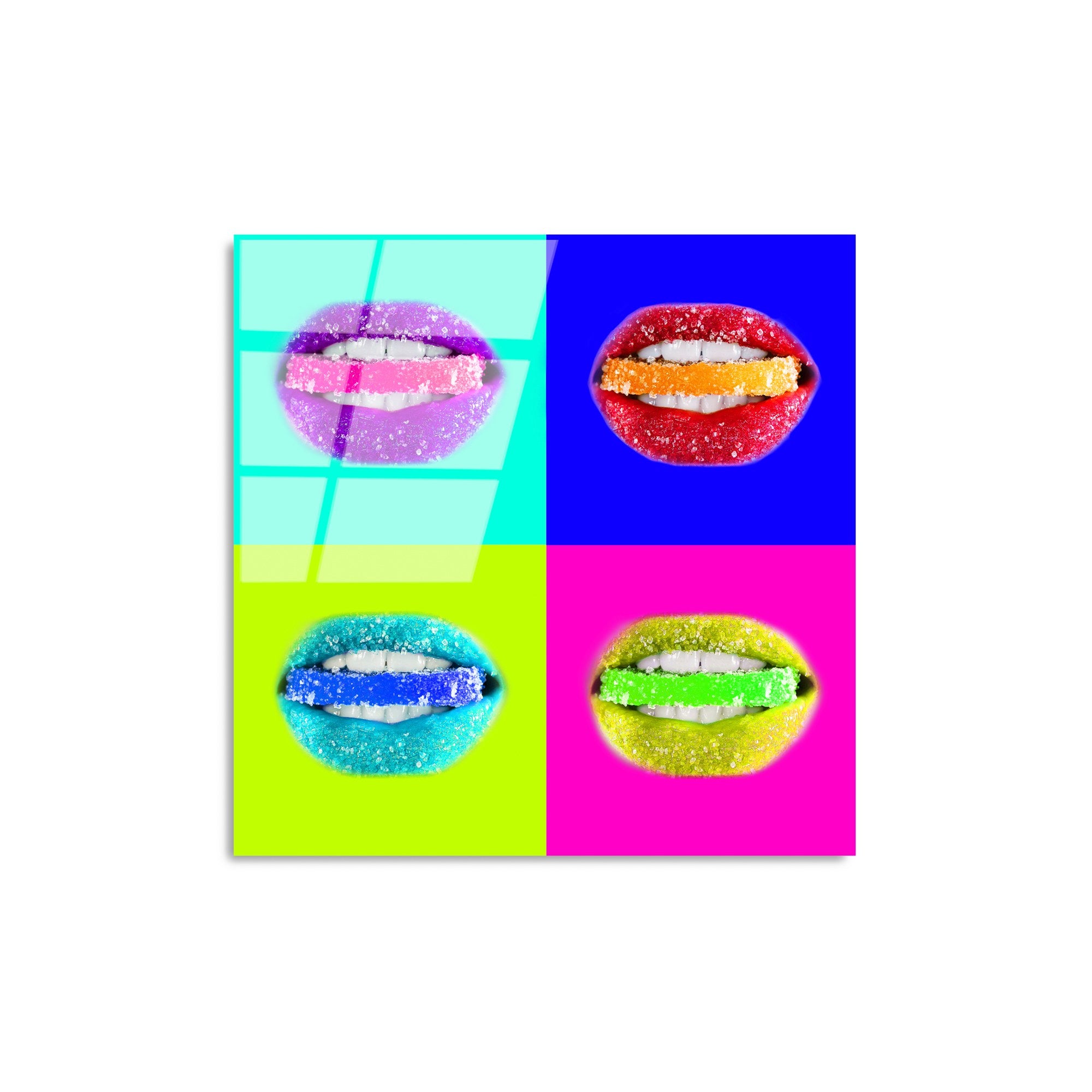 Quadro Decorativo em Vidro Temperado UV-841, Multicolor, 50 x 50 cm, 4 mm (Ref. 123BZM2334)