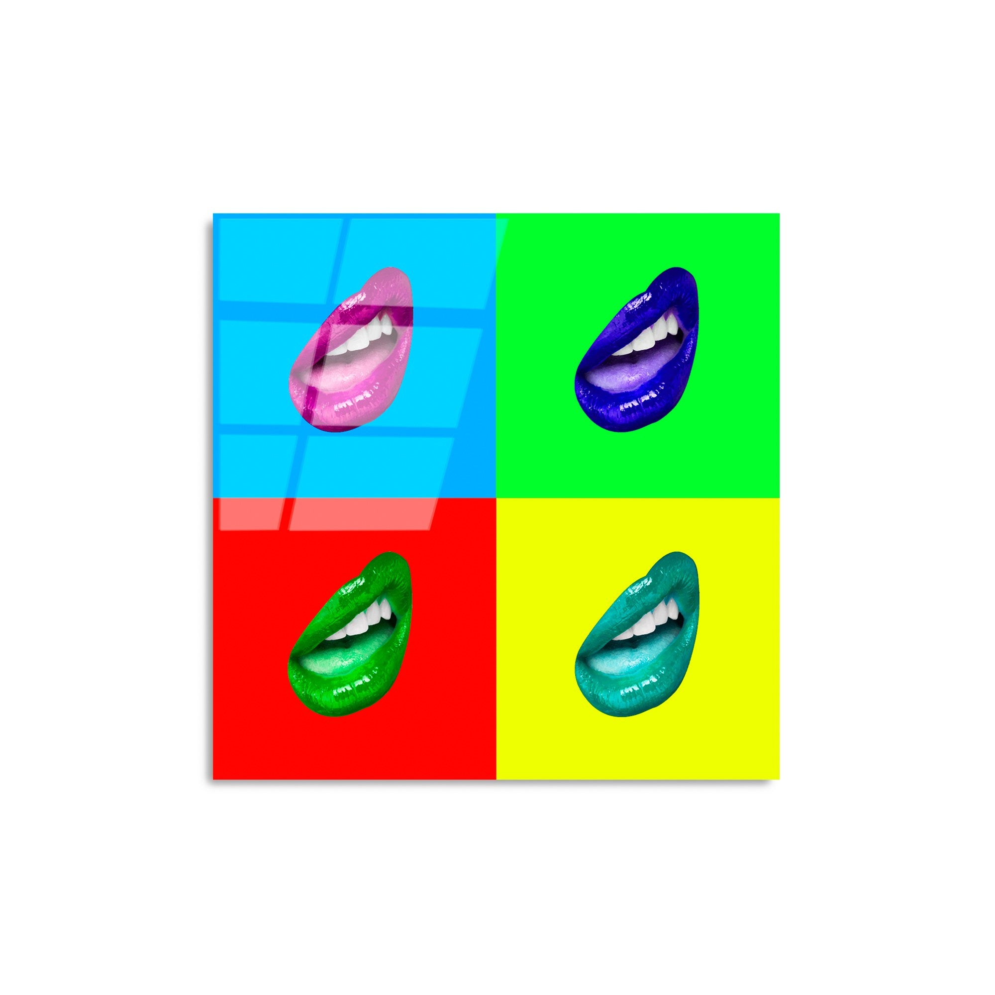 Quadro Decorativo em Vidro Temperado UV-842, Multicolor, 50 x 50 cm, 4 mm