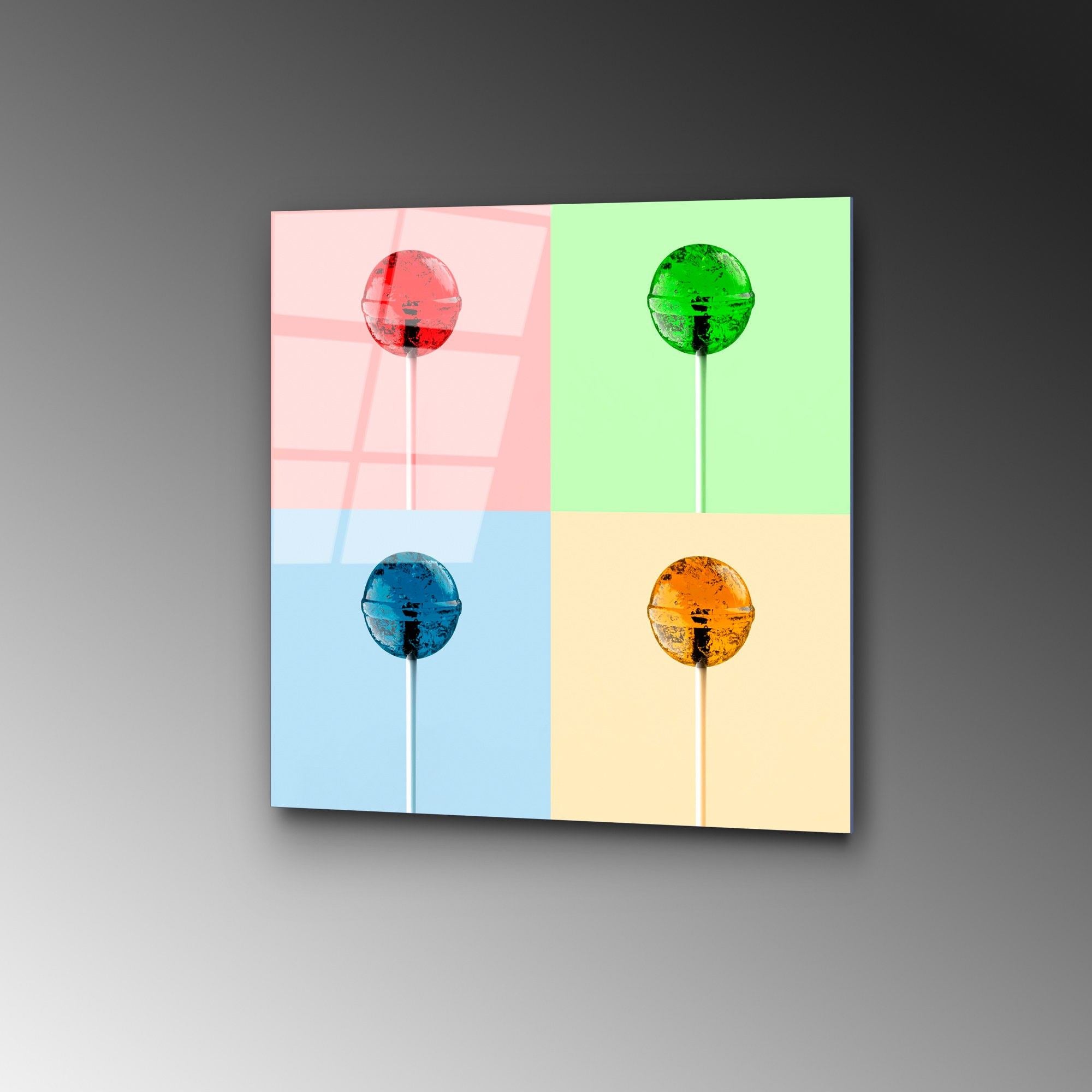 Quadro Decorativo em Vidro Temperado Multicolor 50 x 50 cm (4 mm) – UV-843