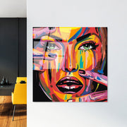 Quadro Decorativo em Vidro Temperado (4 mm) UV-846, 50 x 50 cm, Multicolor