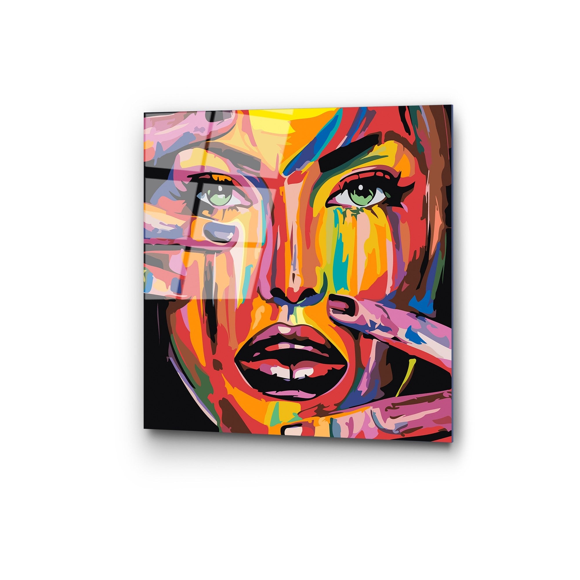 Quadro Decorativo em Vidro Temperado (4 mm) UV-846, 50 x 50 cm, Multicolor