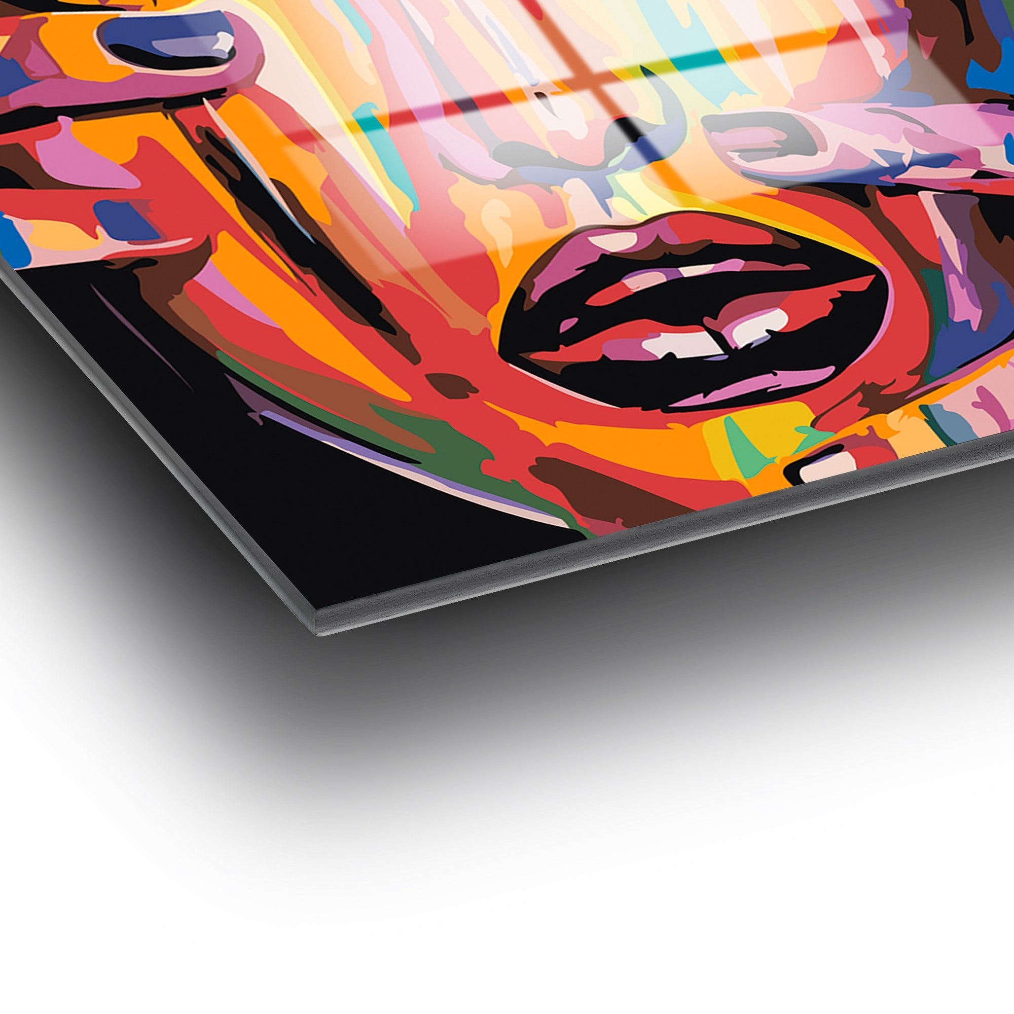 Quadro Decorativo em Vidro Temperado (4 mm) UV-846, 50 x 50 cm, Multicolor