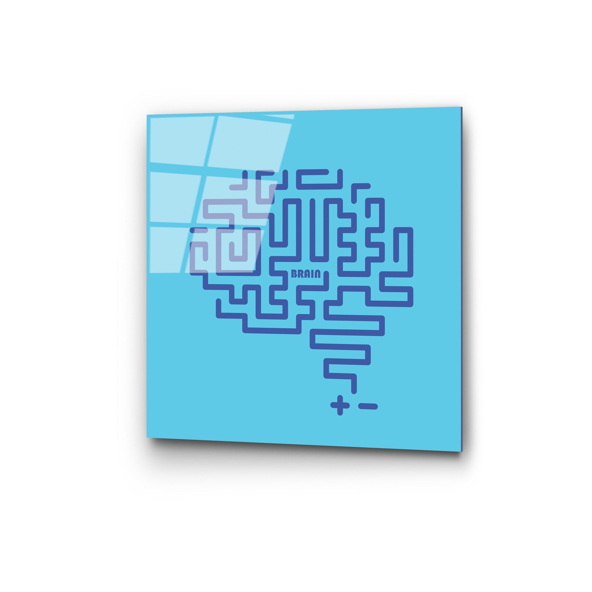 Quadro Decorativo em Vidro Temperado UV-848, Multicolorido, 50 x 50 cm (4 mm)