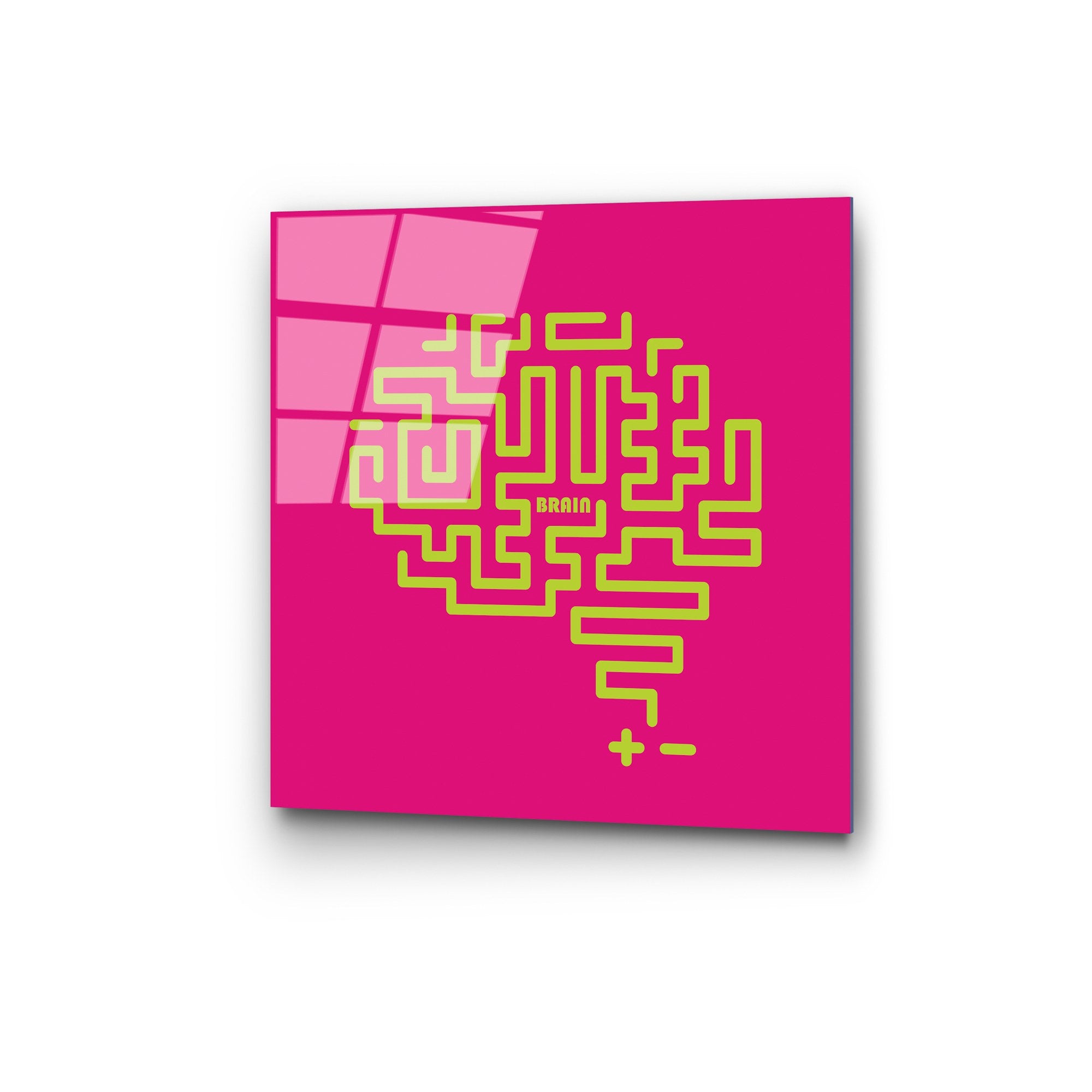 Quadro Decorativo em Vidro Temperado UV-849, Multicolor, 50x50 cm, Espessura 4 mm