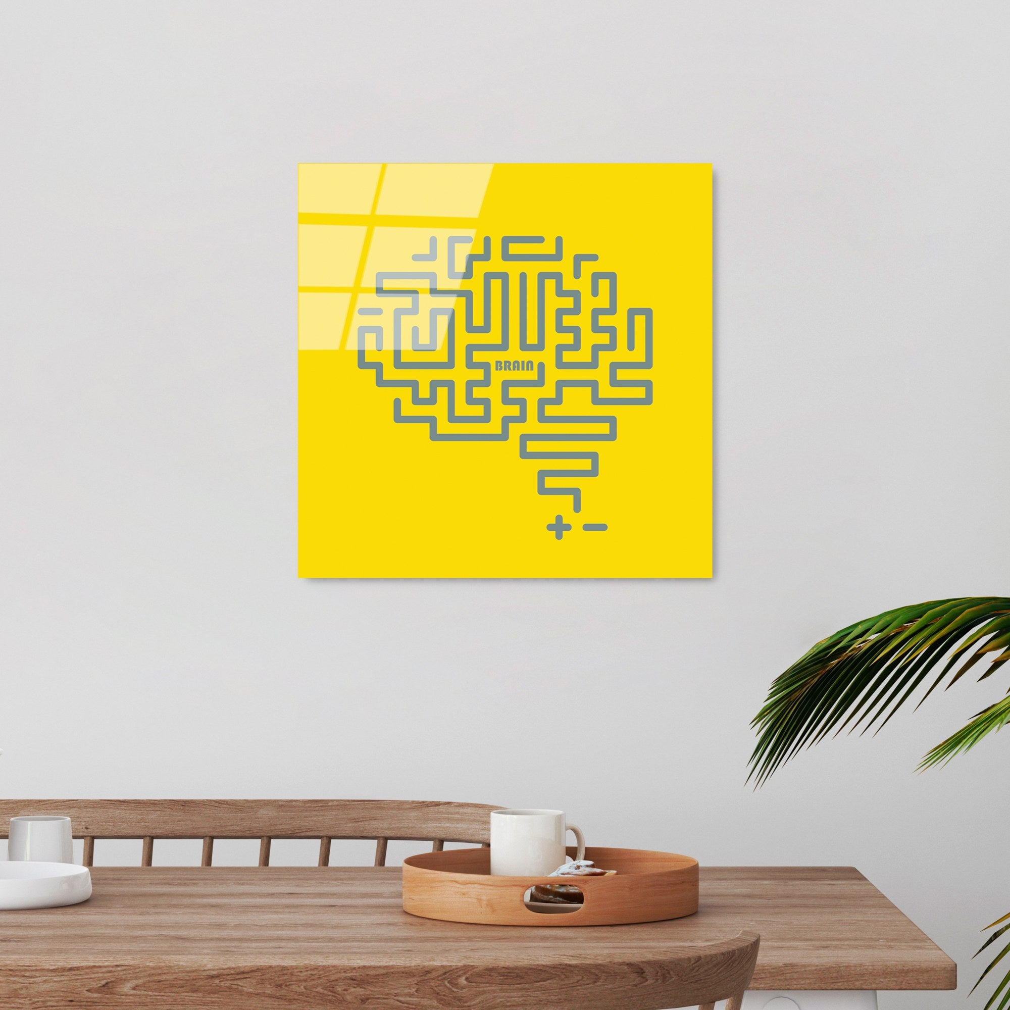 Quadro Decorativo em Vidro Temperado 100% (4 mm) Multicolor 50 x 50 cm – UV-850