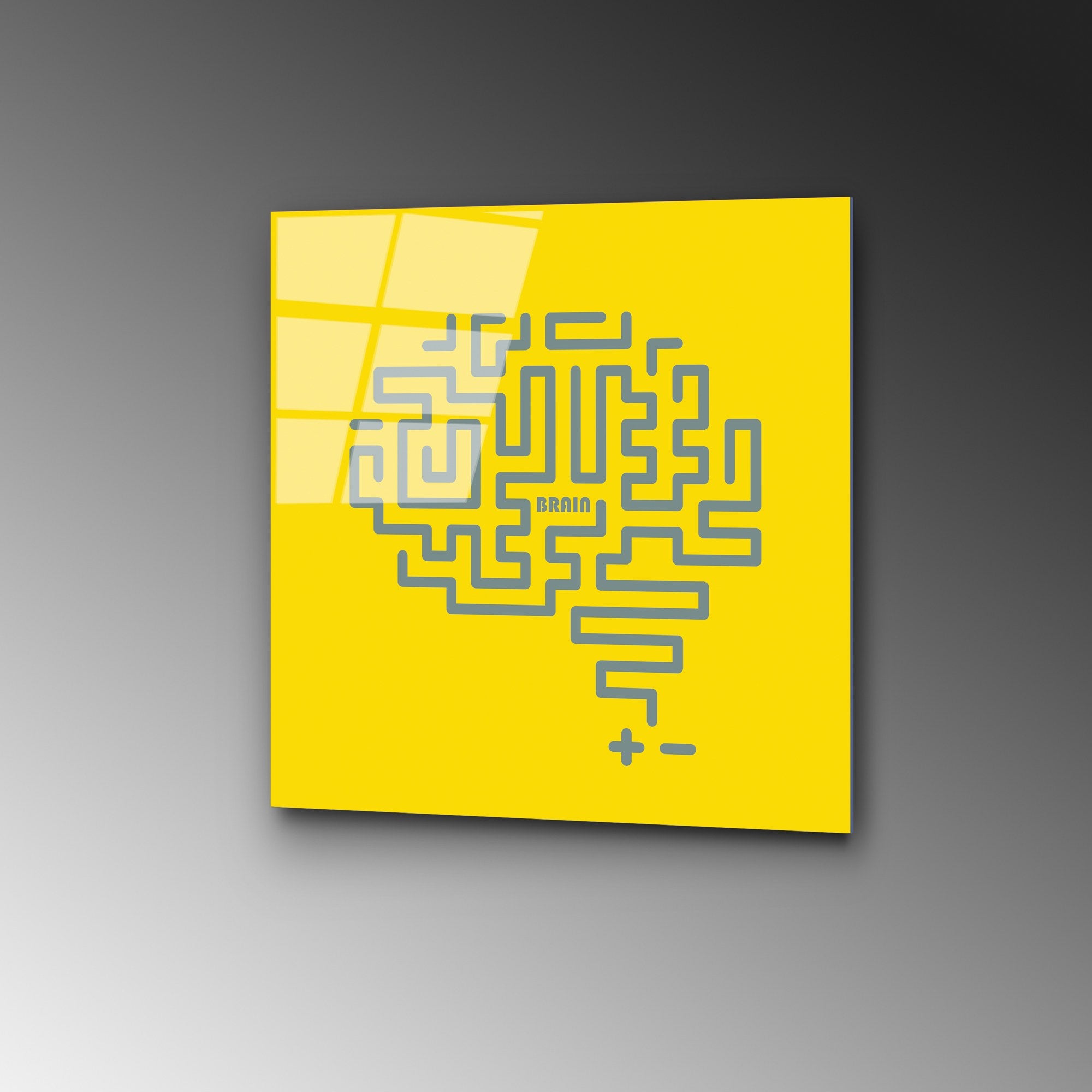 Quadro Decorativo em Vidro Temperado 100% (4 mm) Multicolor 50 x 50 cm – UV-850