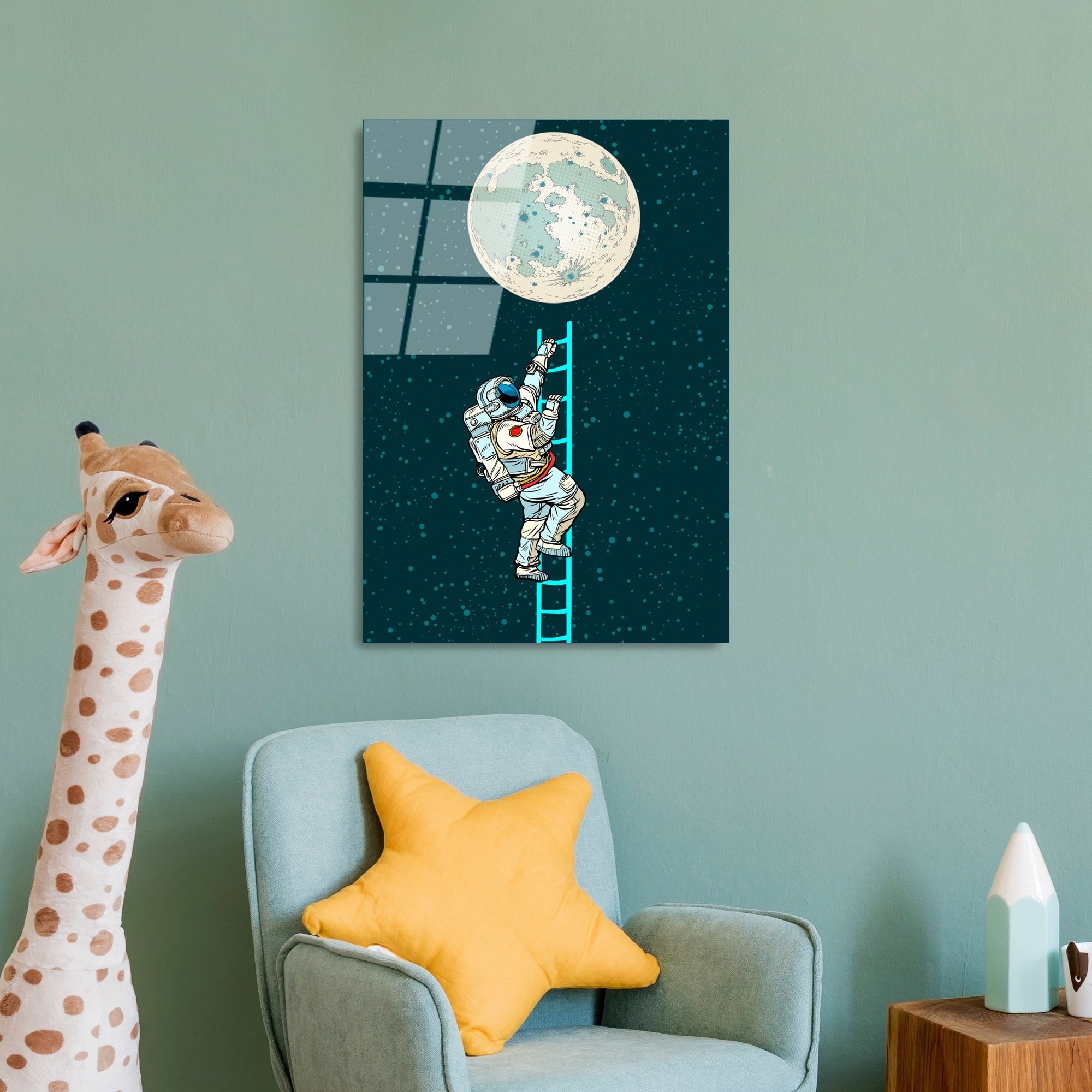 Quadro Decorativo em Vidro Temperado UV-860, 45 x 65 cm – Multicolor, 4 mm (100% Vidro Temperado)