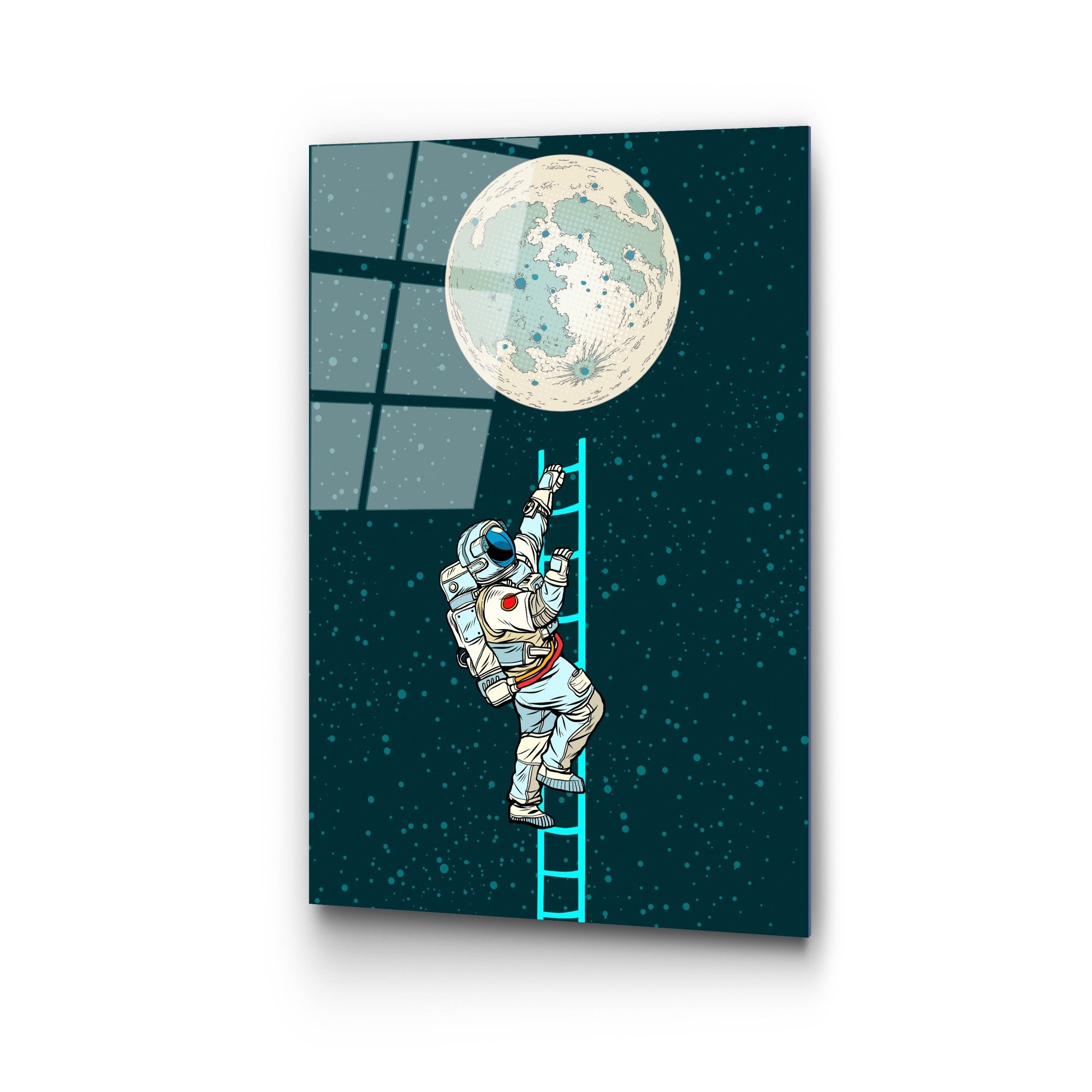 Quadro Decorativo em Vidro Temperado UV-860, 45 x 65 cm – Multicolor, 4 mm (100% Vidro Temperado)