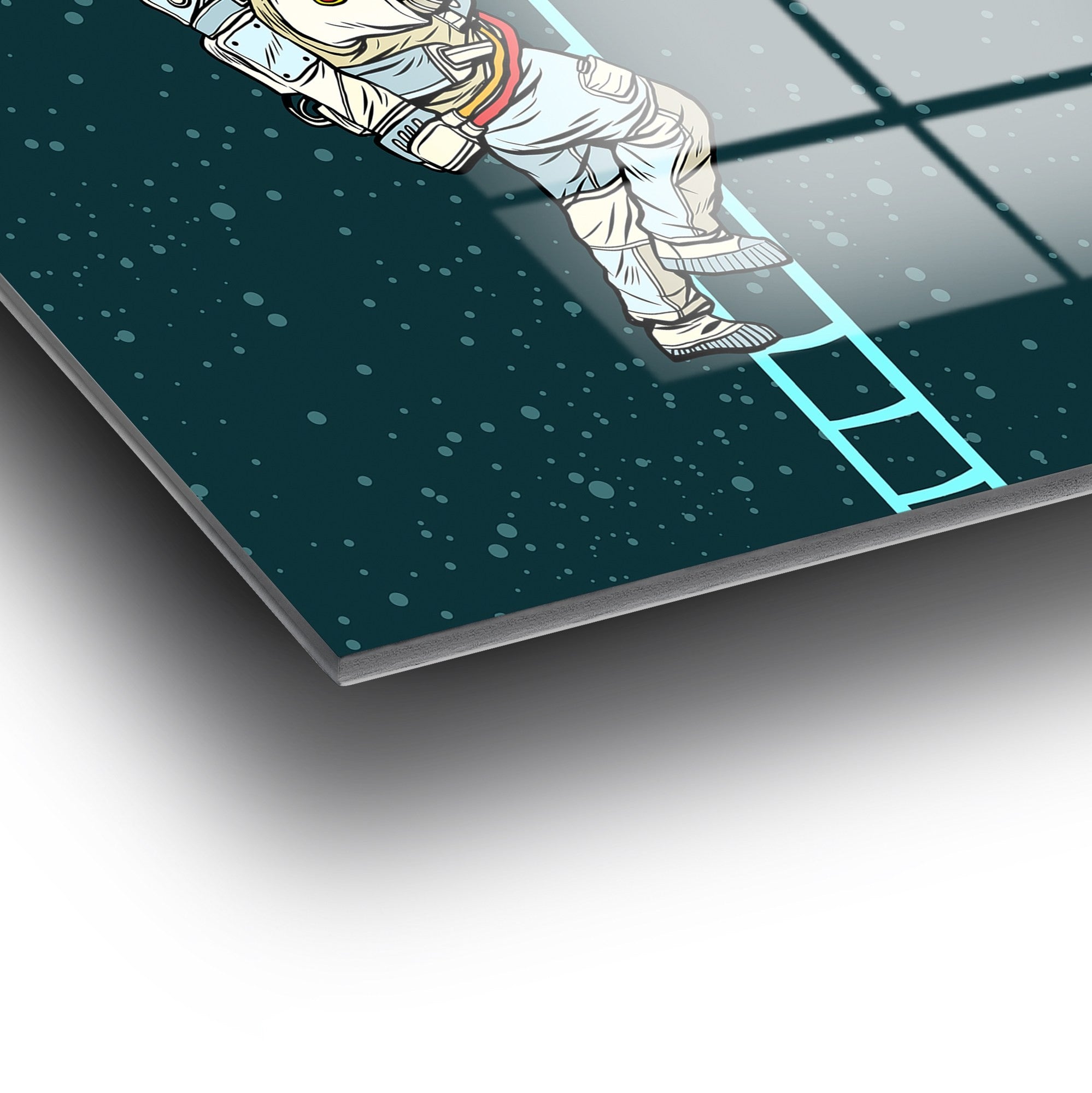 Quadro Decorativo em Vidro Temperado UV-860, 45 x 65 cm – Multicolor, 4 mm (100% Vidro Temperado)