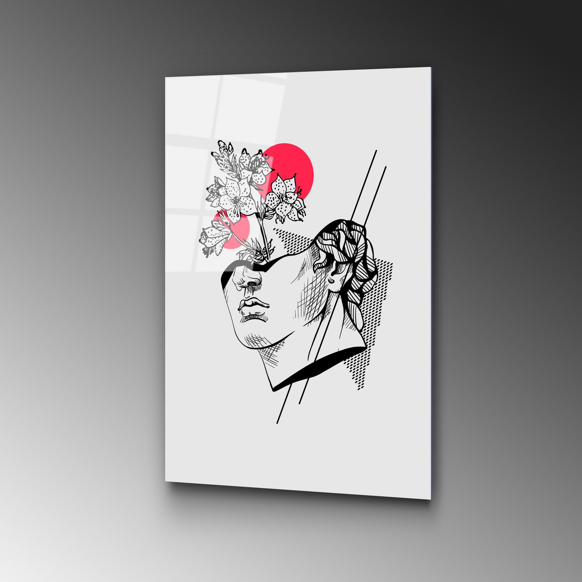 Quadro Decorativo em Vidro Temperado UV-861, 45 x 65 cm, Multicolor (4 mm)