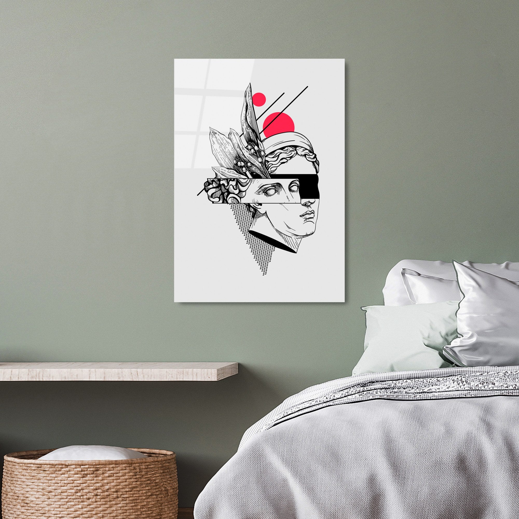 Quadro Decorativo em Vidro Temperado UV-862, 45 x 65 cm – Multicolor, 4 mm