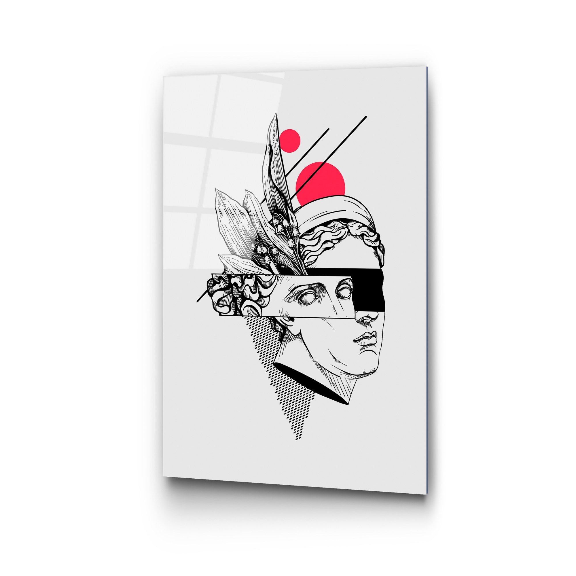 Quadro Decorativo em Vidro Temperado UV-862, 45 x 65 cm – Multicolor, 4 mm