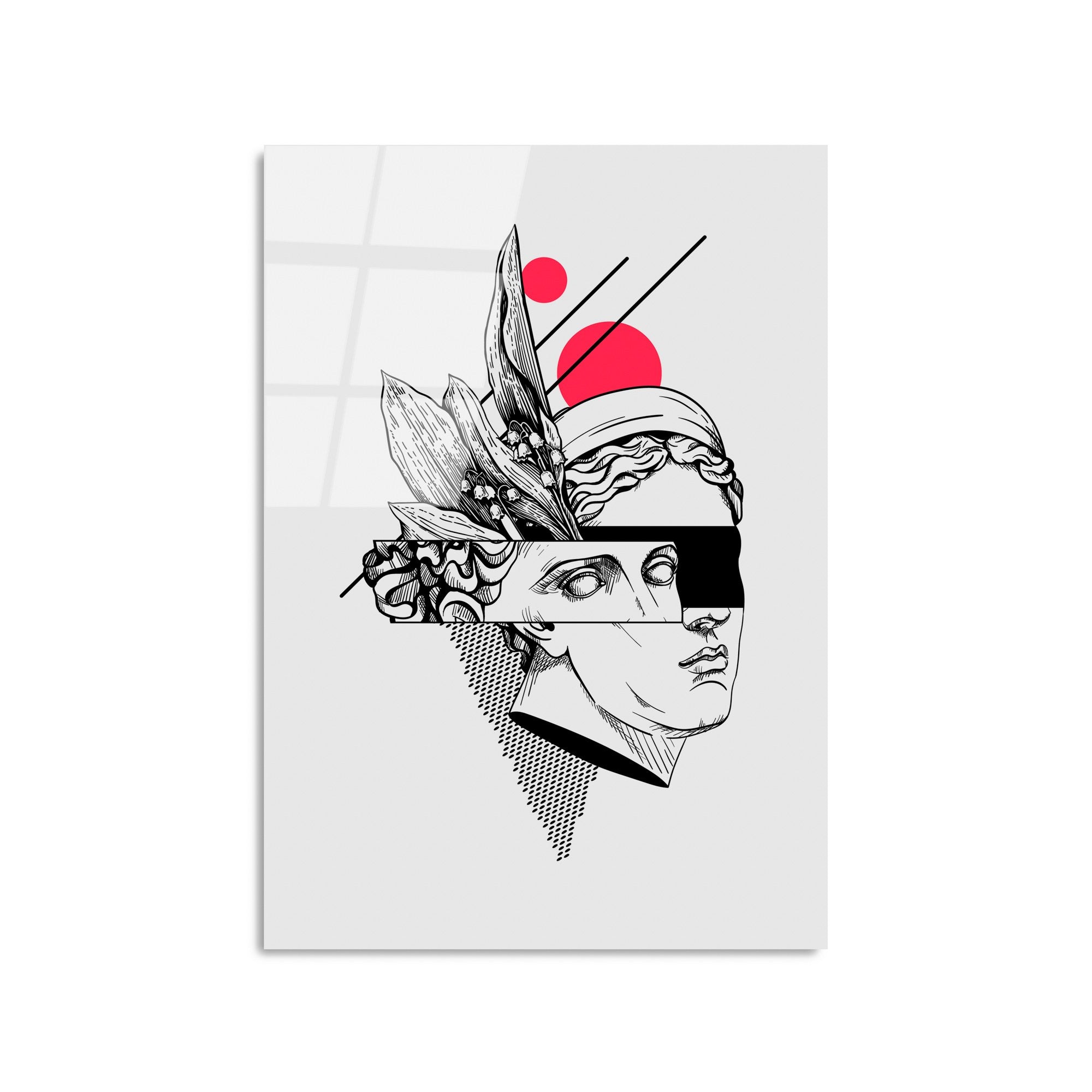 Quadro Decorativo em Vidro Temperado UV-862, 45 x 65 cm – Multicolor, 4 mm