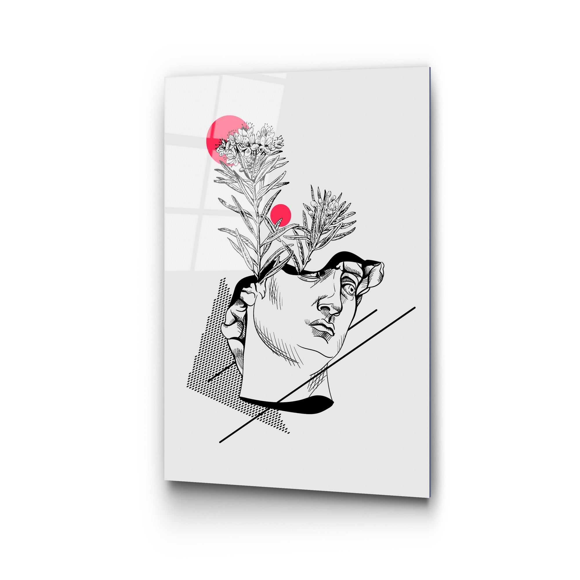 Quadro Decorativo em Vidro Temperado UV-863 (45 x 65 cm) – Multicolor, 4 mm