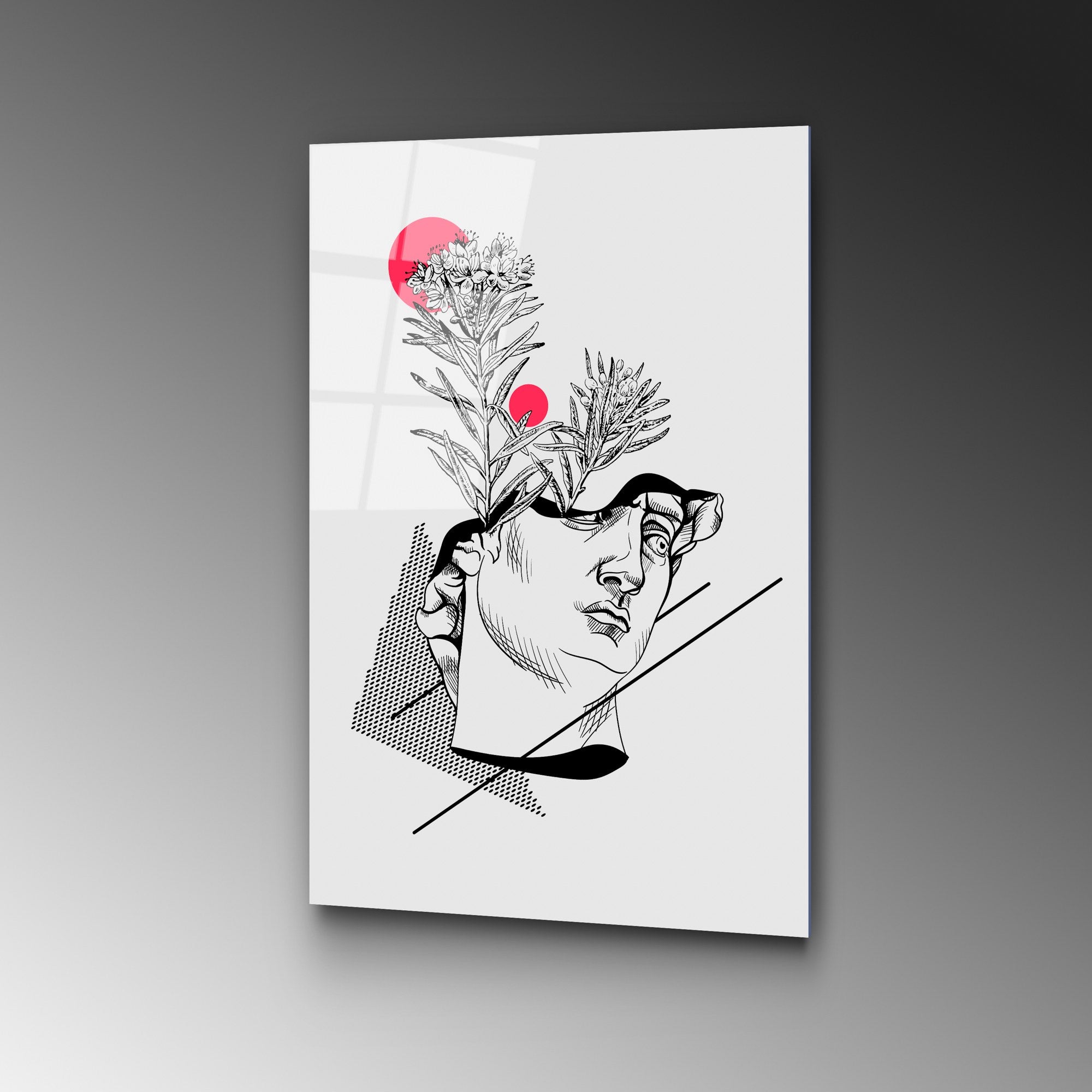 Quadro Decorativo em Vidro Temperado UV-863 (45 x 65 cm) – Multicolor, 4 mm