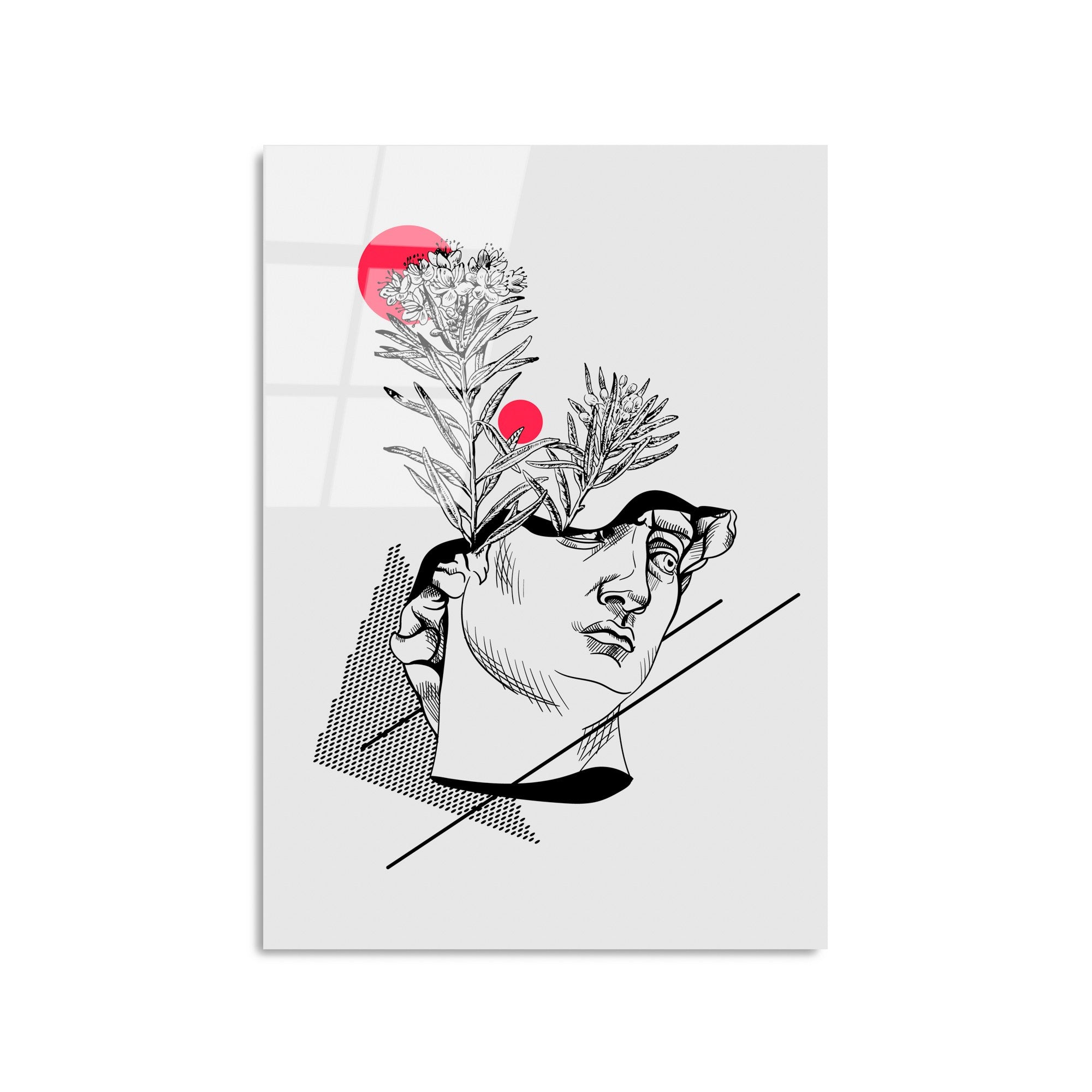 Quadro Decorativo em Vidro Temperado UV-863 (45 x 65 cm) – Multicolor, 4 mm