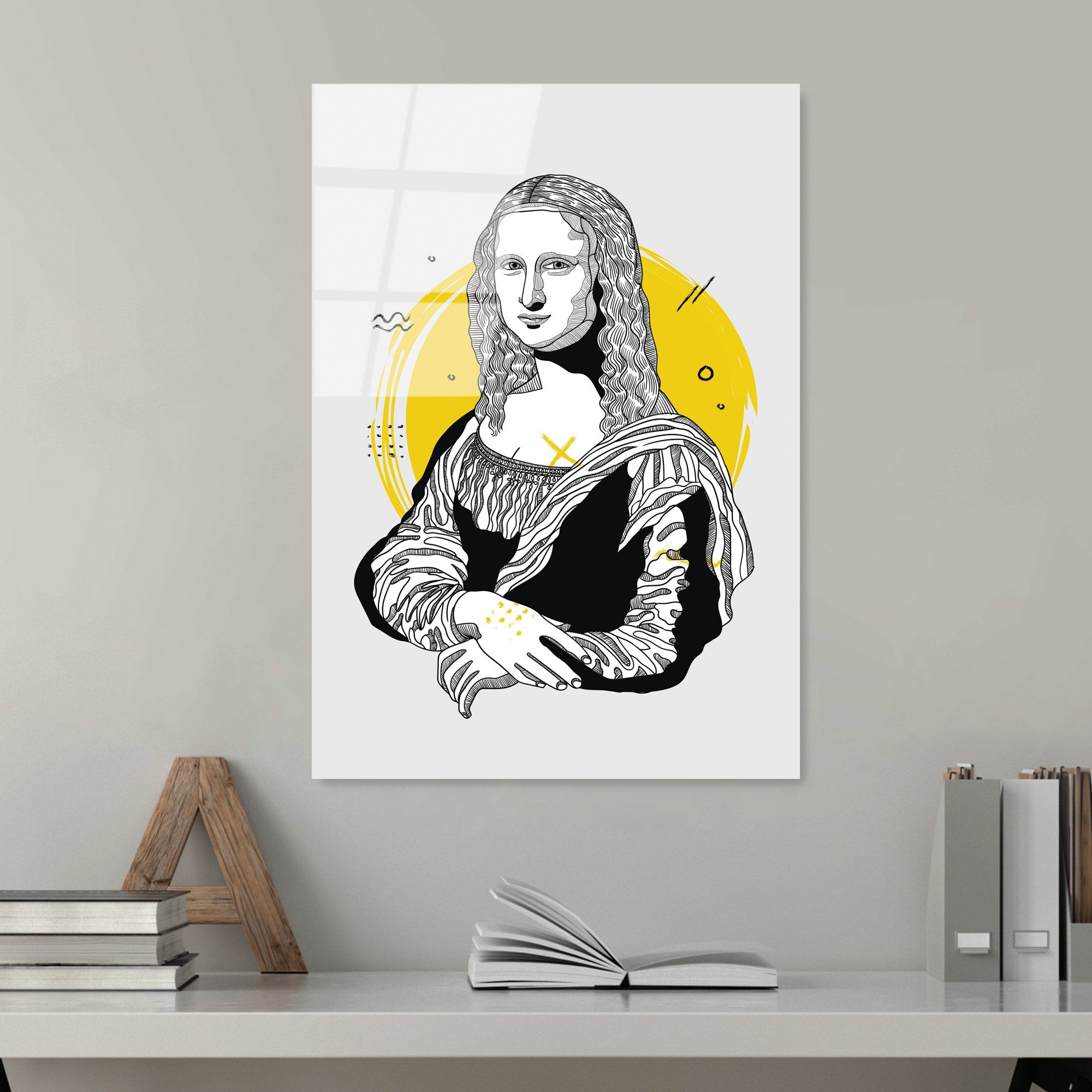 Quadro Decorativo em Vidro Temperado UV-865, 45 x 65 cm, Multicolor, 4 mm