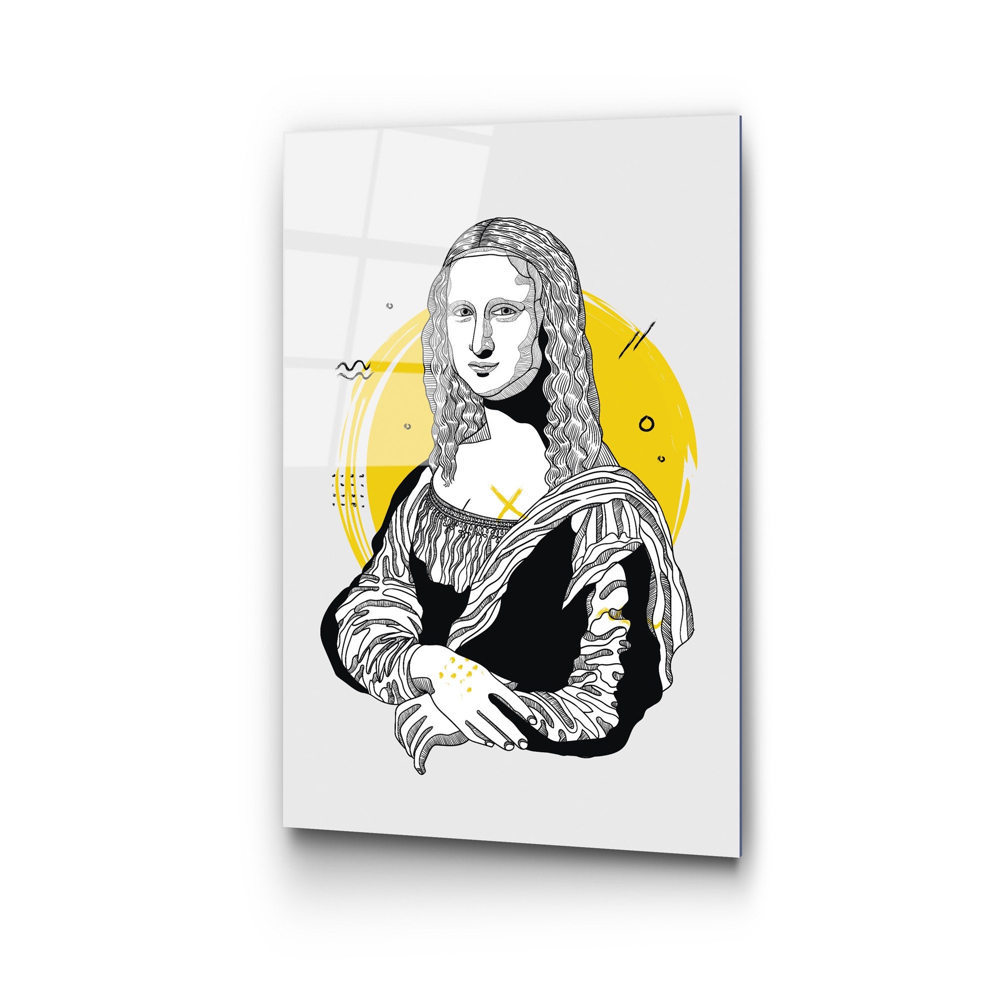 Quadro Decorativo em Vidro Temperado UV-865, 45 x 65 cm, Multicolor, 4 mm