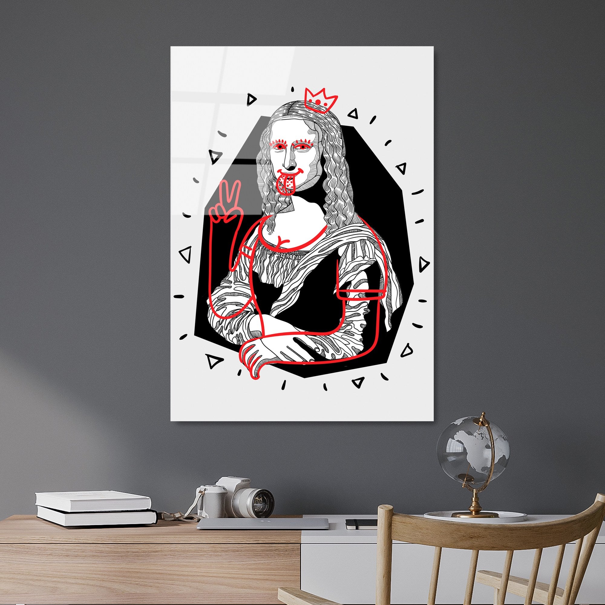 Quadro Decorativo em Vidro Temperado 100% UV-866, Multicolor, 45 x 65 cm (4 mm)