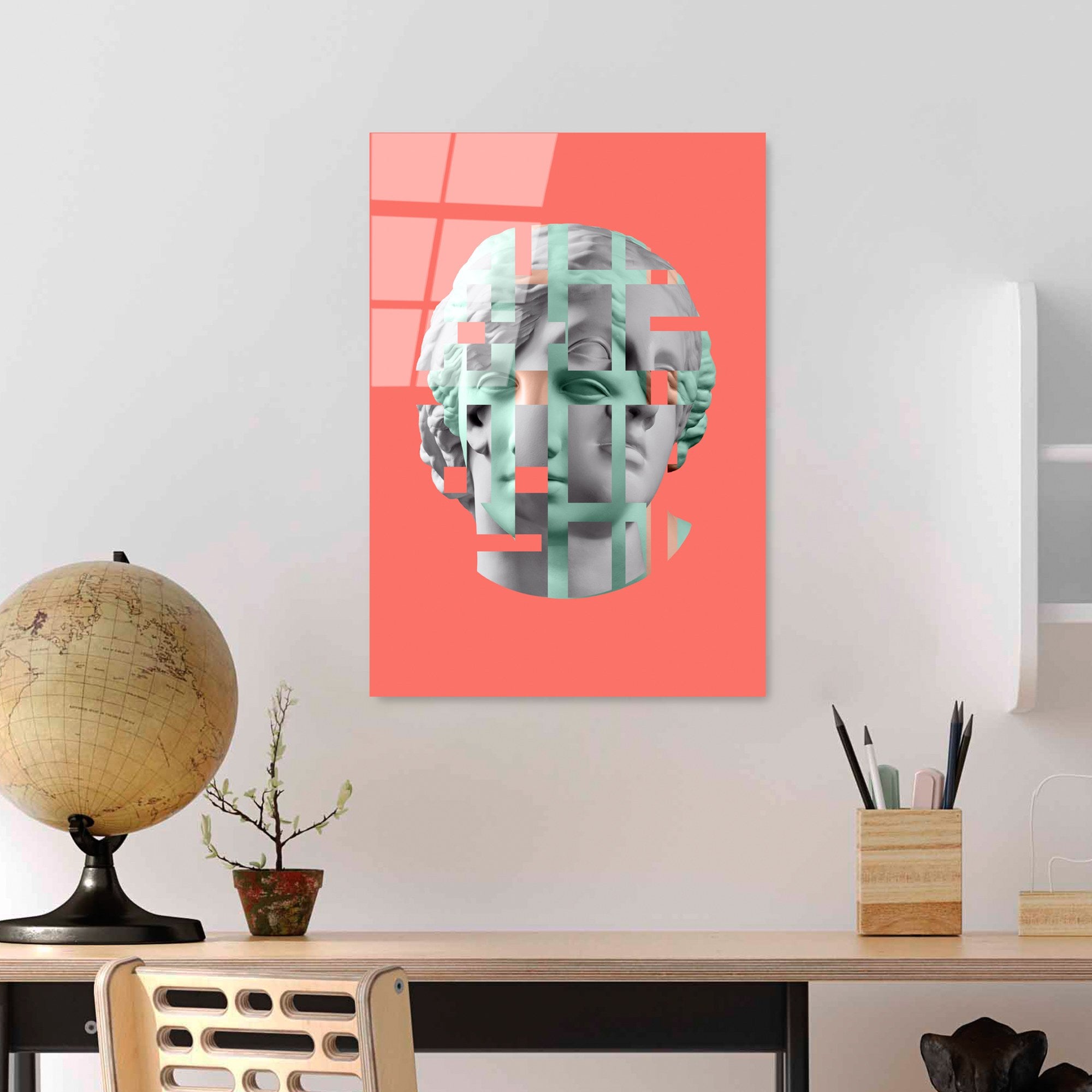 Quadro Decorativo em Vidro Temperado UV-867, 45 x 65 cm – Multicolor (4 mm)